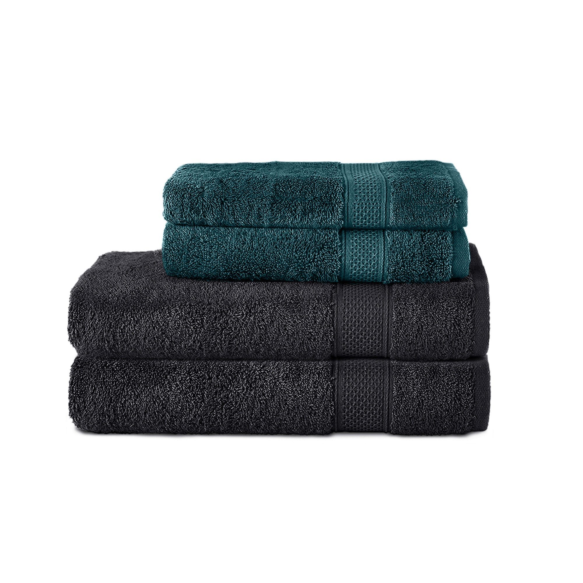 Komfortec Handtuch Set 100% Baumwolle, 2er günstig online kaufen