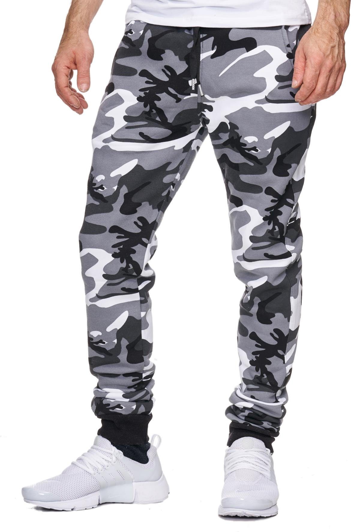 Jogger Modell Streetwear (1-tlg) Jogging Hose Sporthose Code47 Jogginghose 794 Herren Code47 Weiss