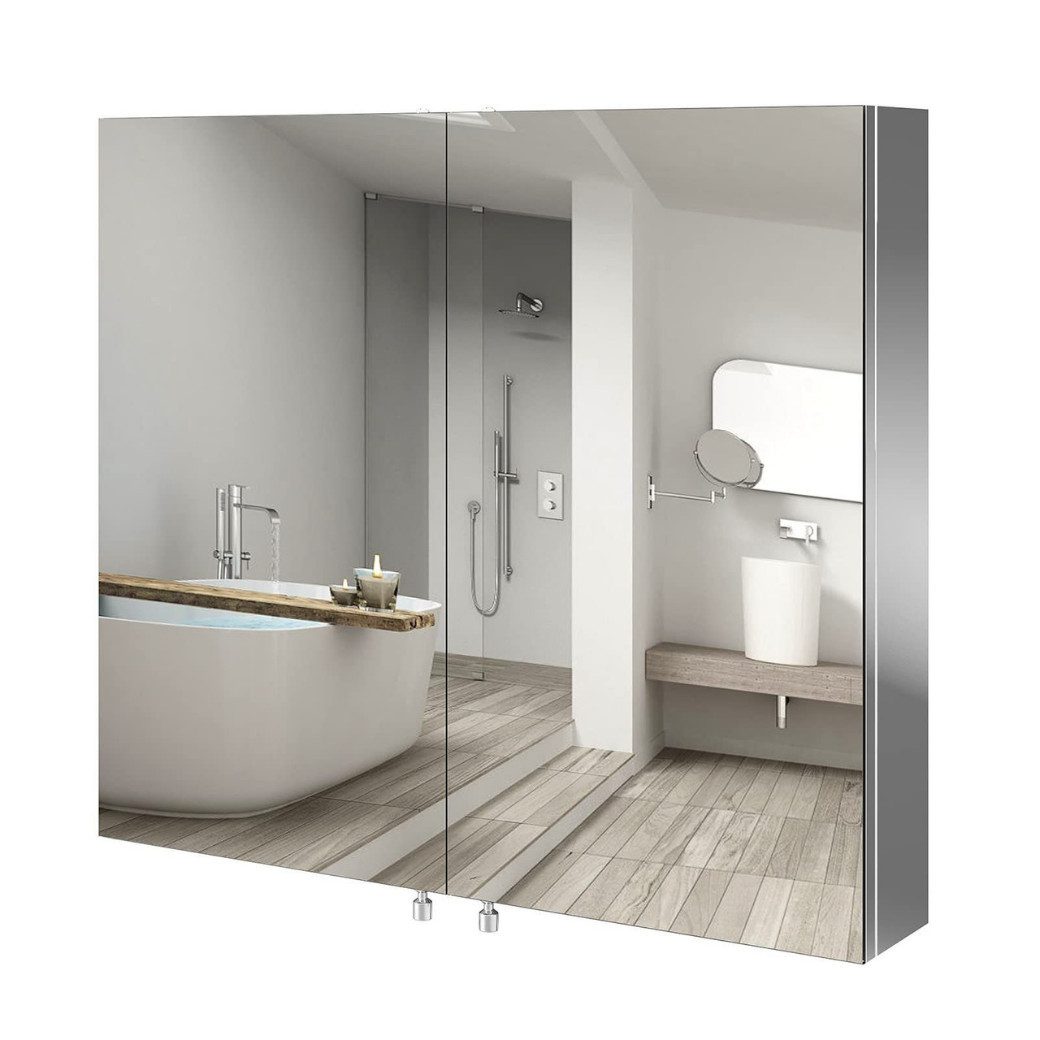 Diyarts Badezimmerspiegelschrank (Spiegelschrank)