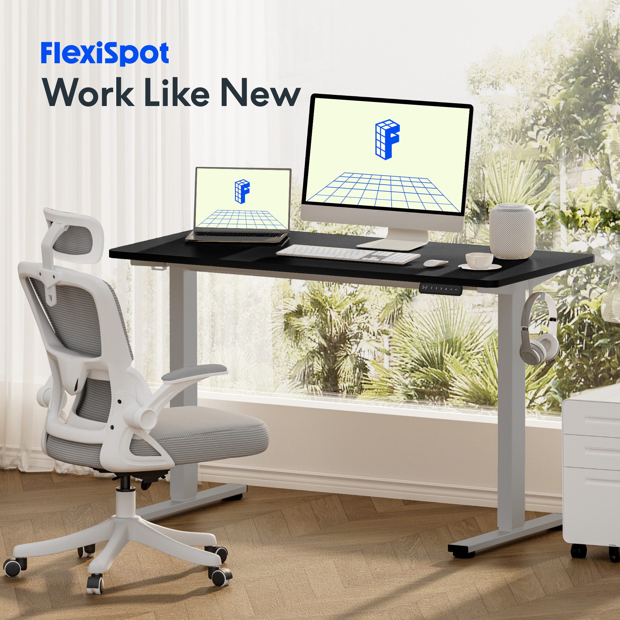 FLEXISPOT Schreibtisch Basic Plus Elektrisch höhenverstellbarer günstig online kaufen