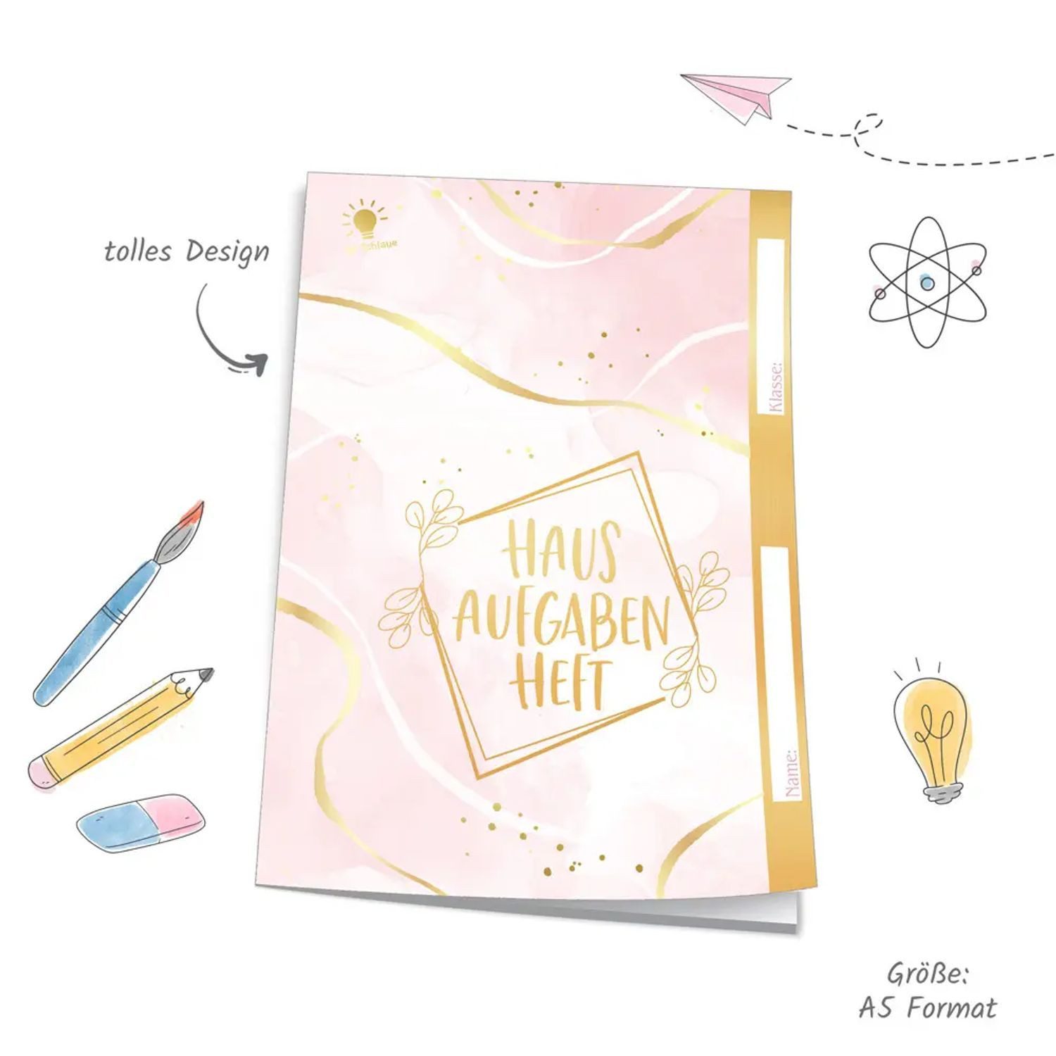 Trötsch Verlag Schülerkalender TRÖTSCH - Hausaufgabenheft für Schlaue Rosa