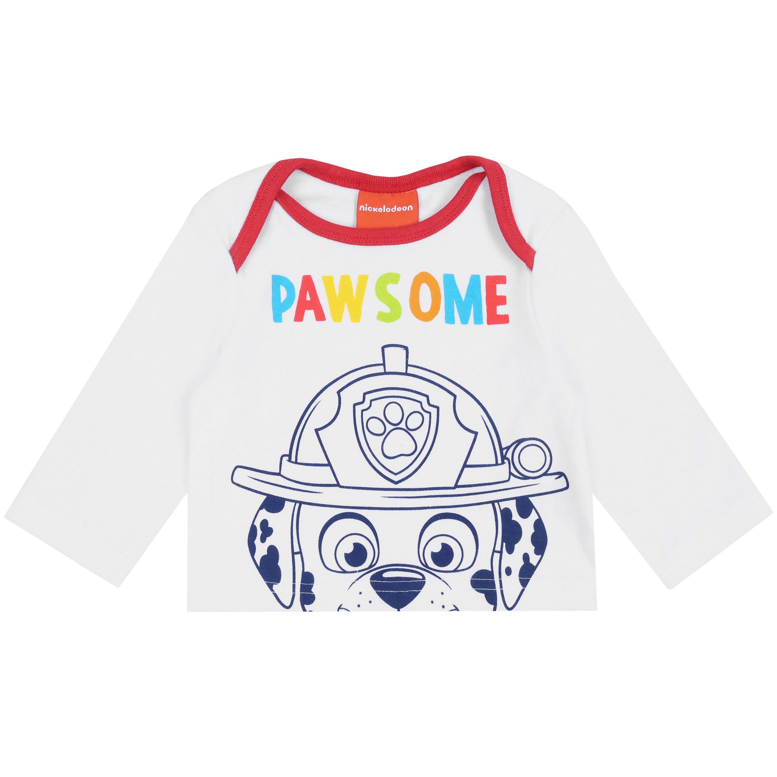 PAW PATROL Langarmshirt & Hose Paw Patrol Baby-Set, Trainingsanzug für Jungen