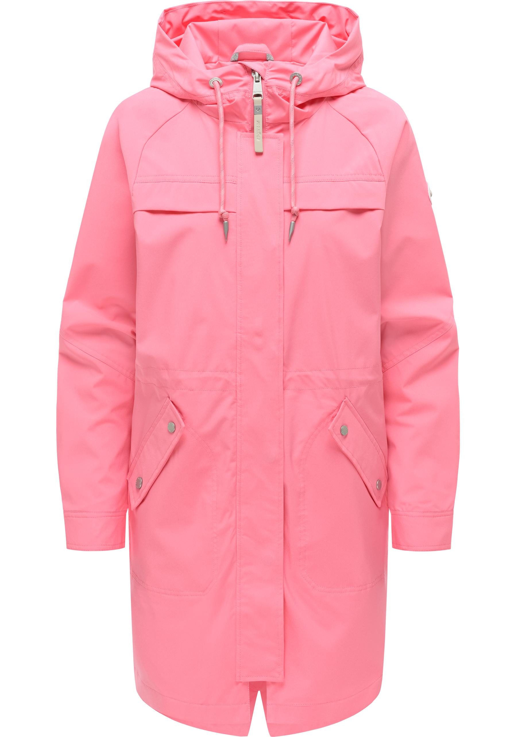Ragwear Regenmantel Ximenna wasserdichter und atmungsaktiver Damen Übergangsparka