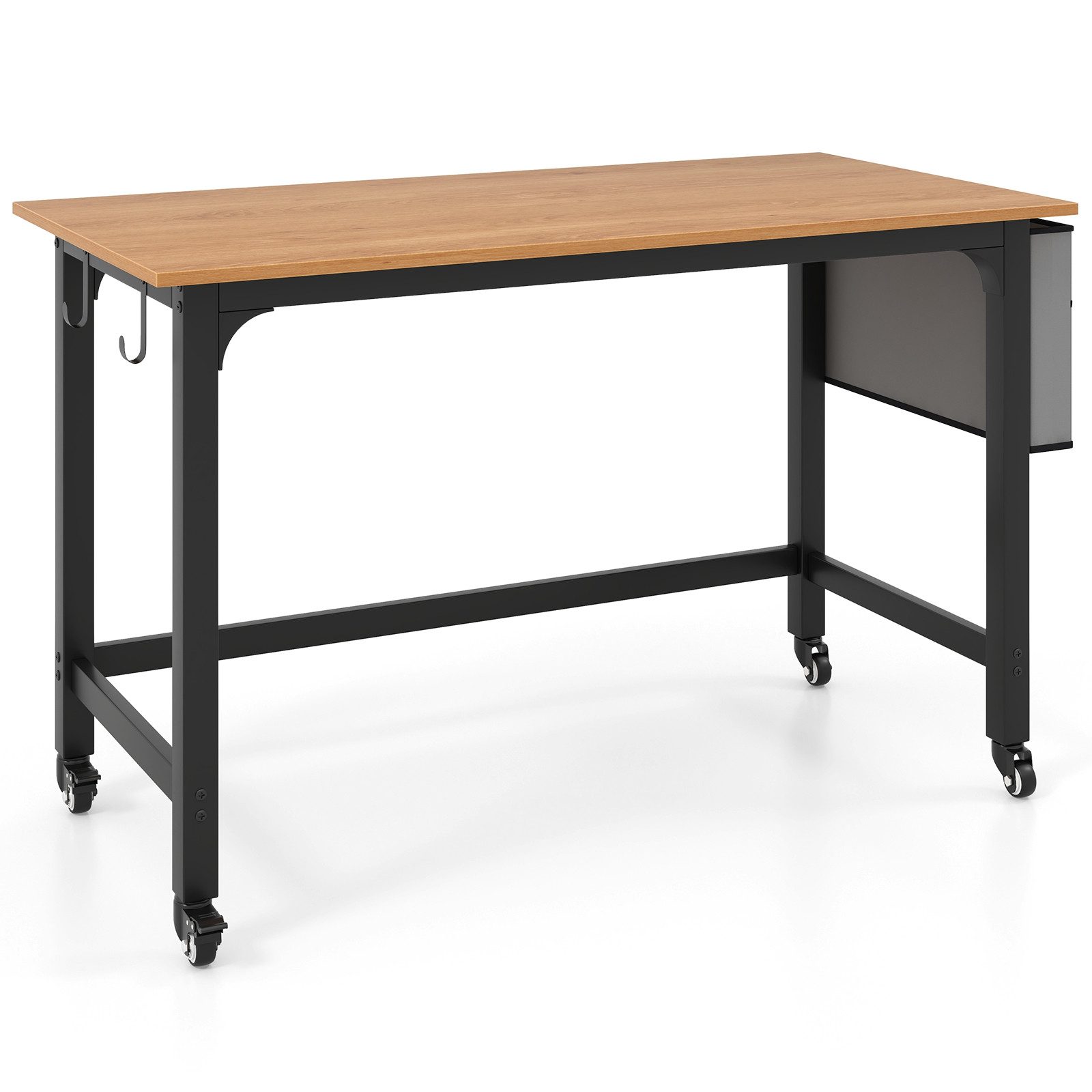 COSTWAY Schreibtisch, mit verdickter 120cm Tischplatte günstig online kaufen