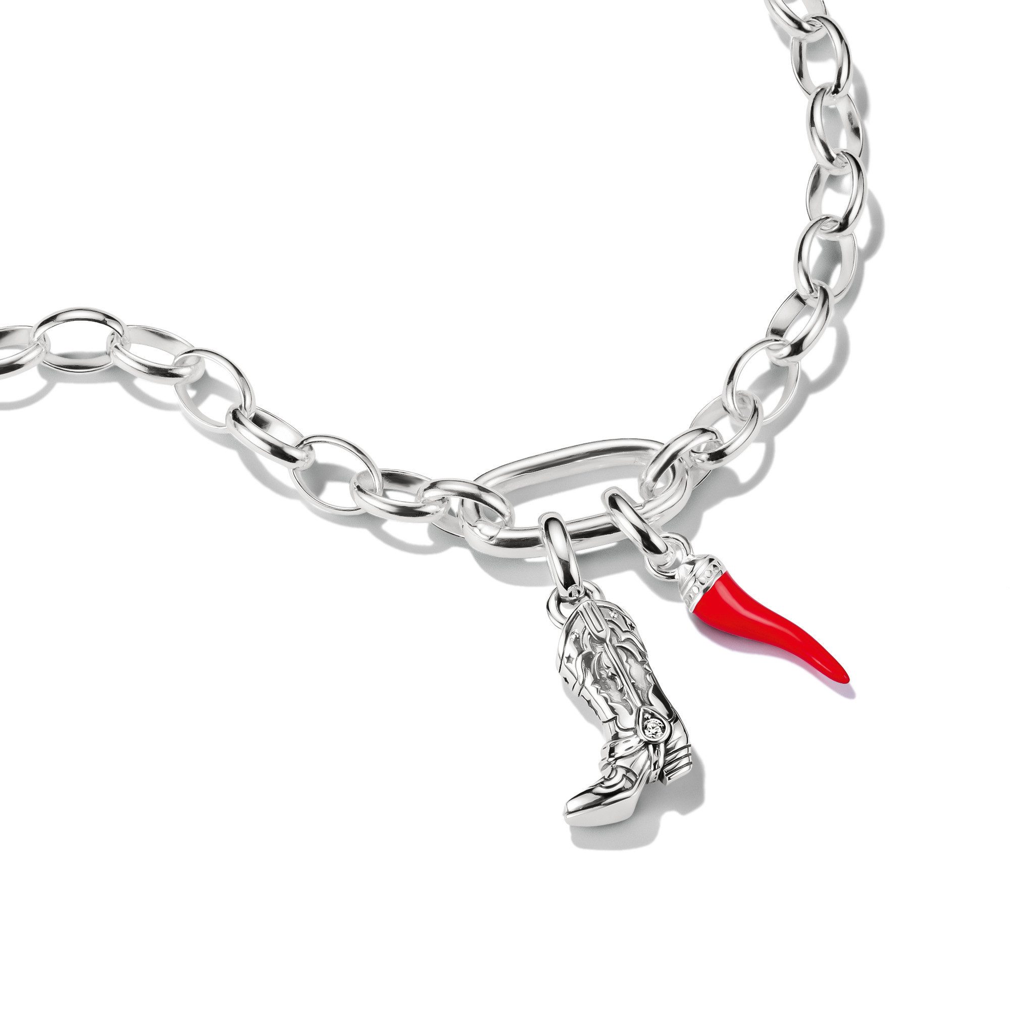 THOMAS SABO Charm-Einhänger Charm Cornicello - Connect, Emaille