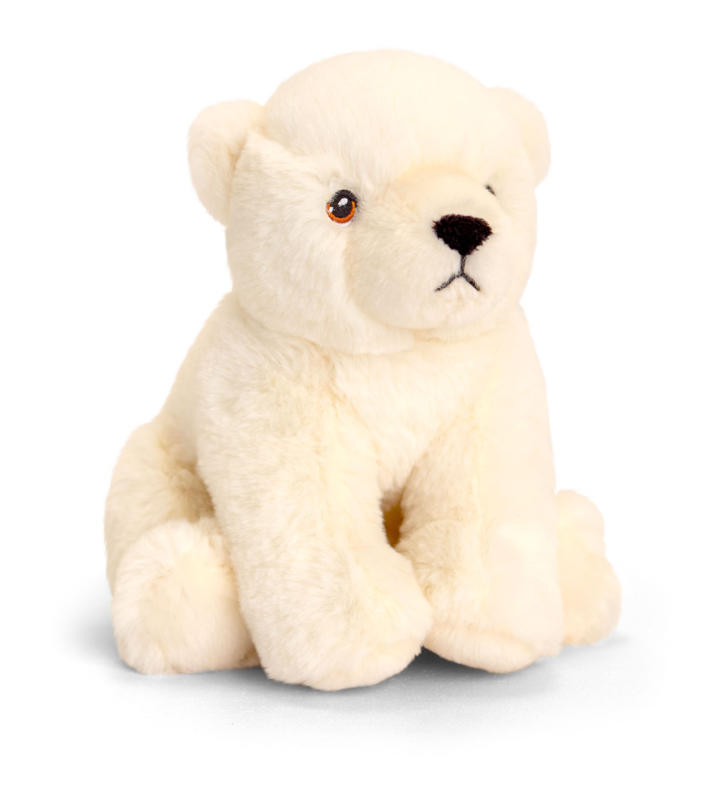 Keel Toys Kuscheltier Keeleco Plüschtier Eisbär aus recycelten Materialien