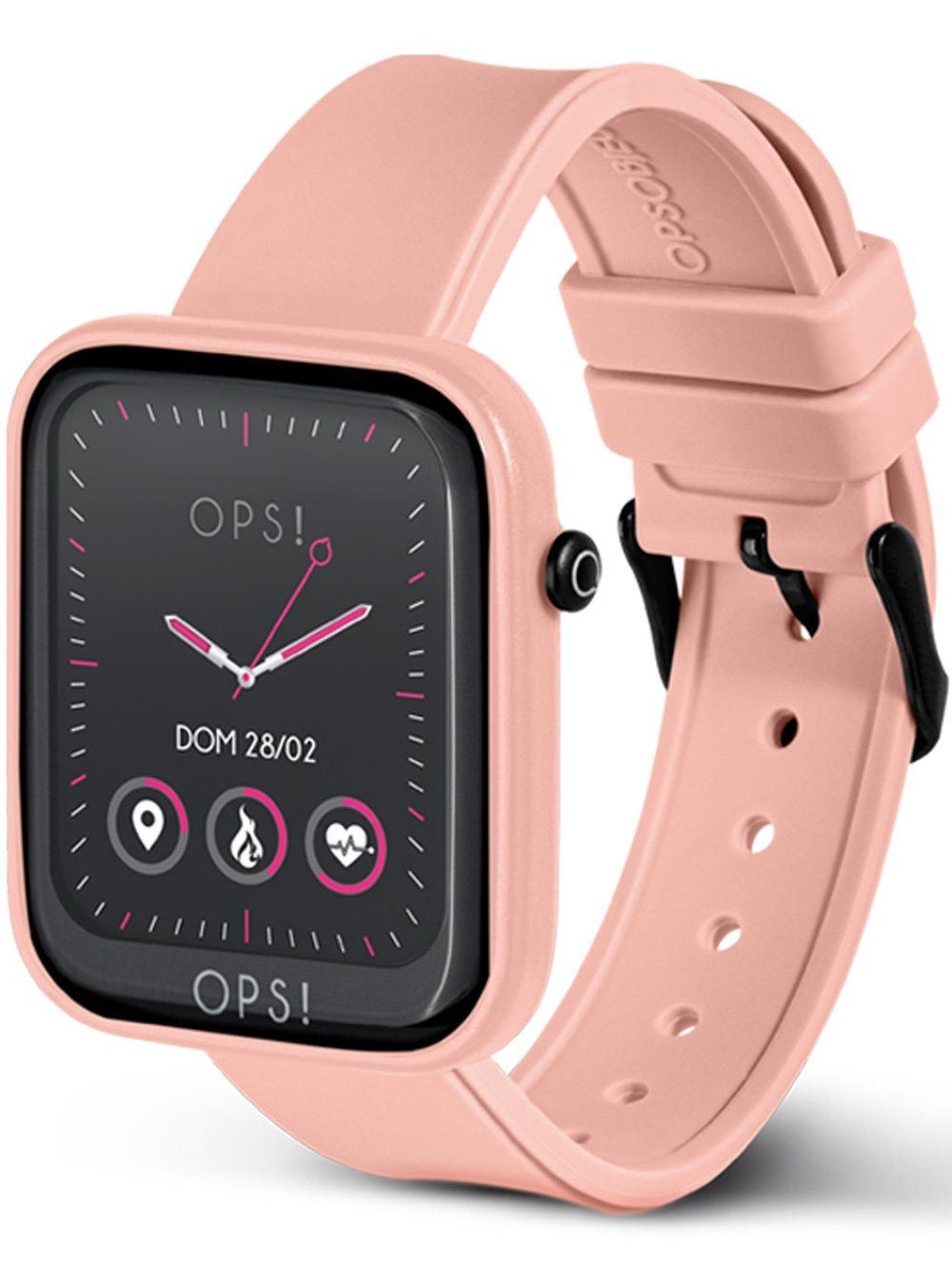 OPS! Unisex 38 OBJECTS OPSSW-03 OPS!SMART Smartwatch Uhr Quarzuhr Active