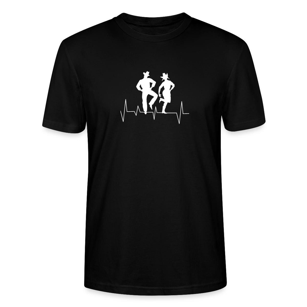 T-Shirt Linedance Country Dance Linedancer Unisex Bio T-Shirt