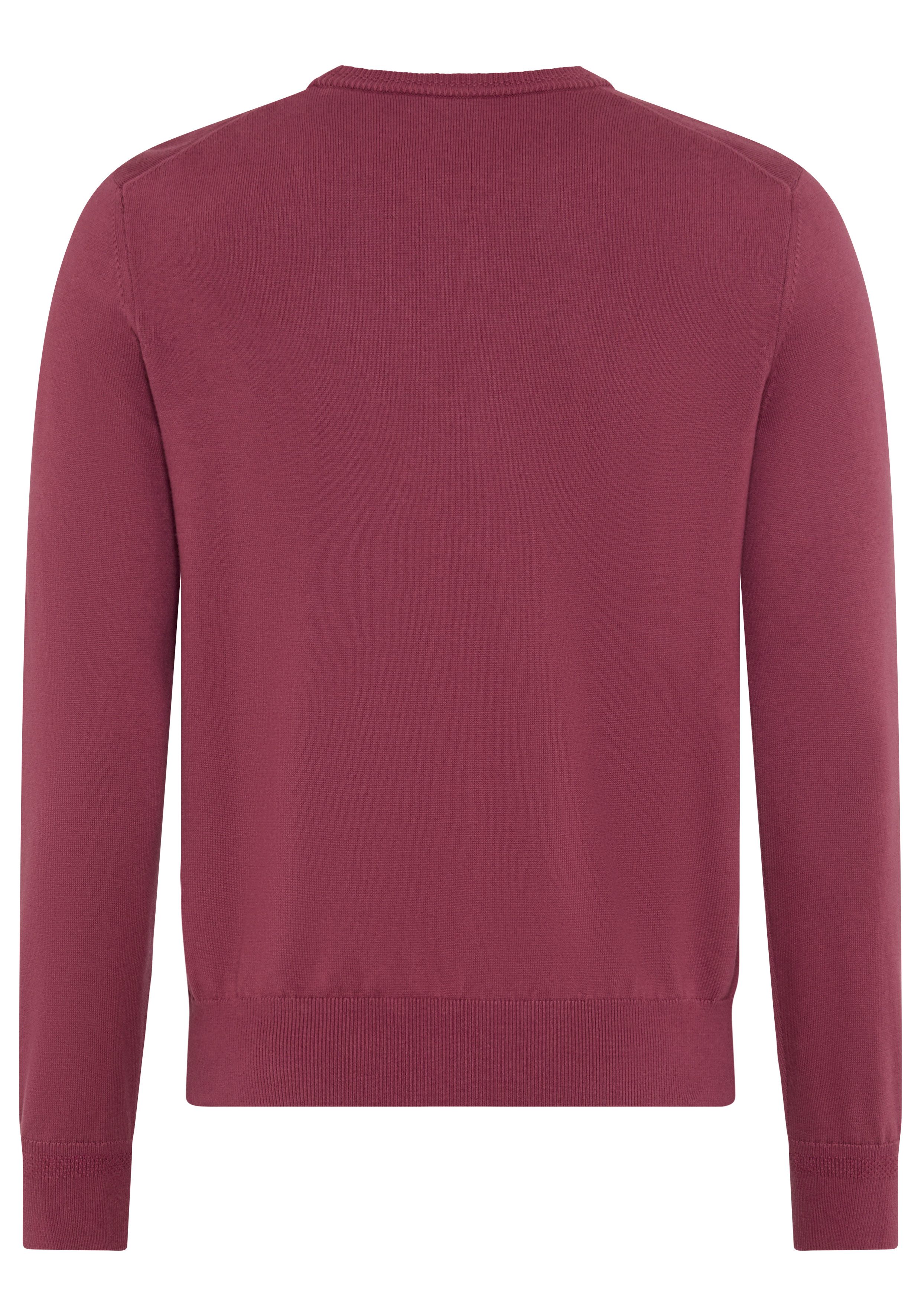 BOSS ORANGE Strickpullover Kanovano Cotton Cashmere mit Rundhalsausschnitt