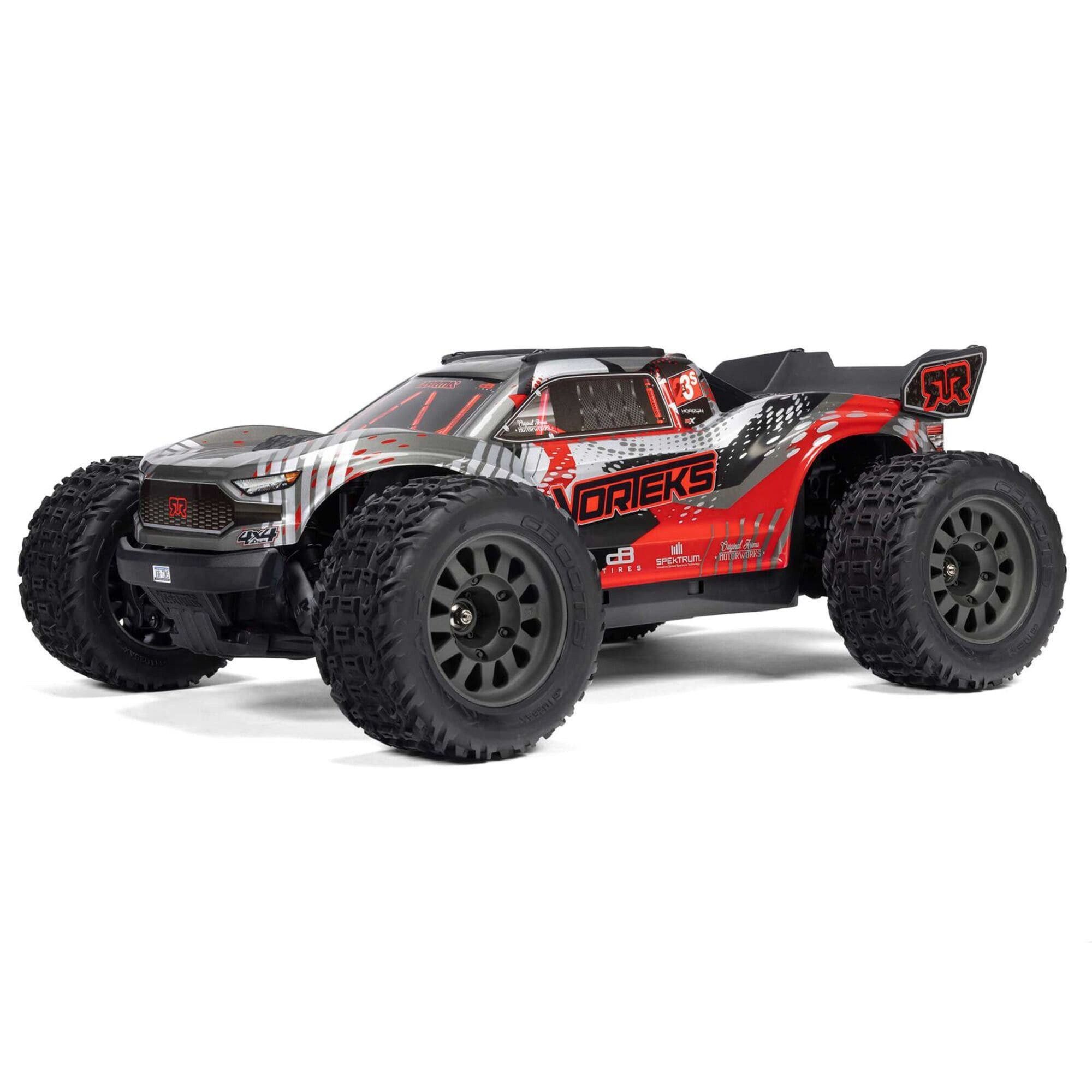RC-Buggy Arrma 1:10 VORTEKS 223S DSC 4X4 RTR Brushless Stadium Truck Rot
