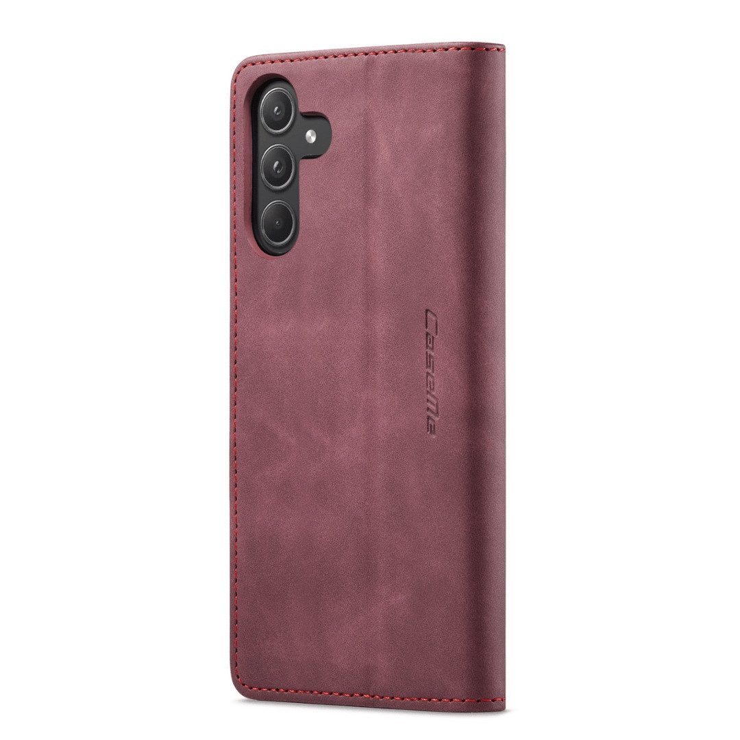 SmartUP Smartphone-Hülle für Samsung Galaxy A56 5G Klapphülle Fliphülle Tasche Full Case Cover 6,7 Zoll, Integrierte Standfunktion, zwei Kartenfächer
