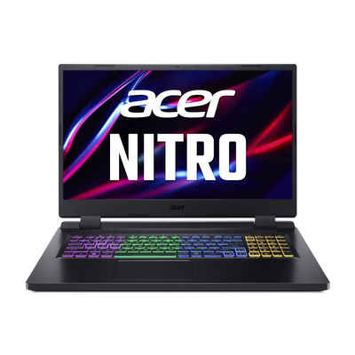 Acer Nitro 5 (AN517-55-967Q), Schwarz, 17,3 Zoll, Full-HD, Intel Core Notebook