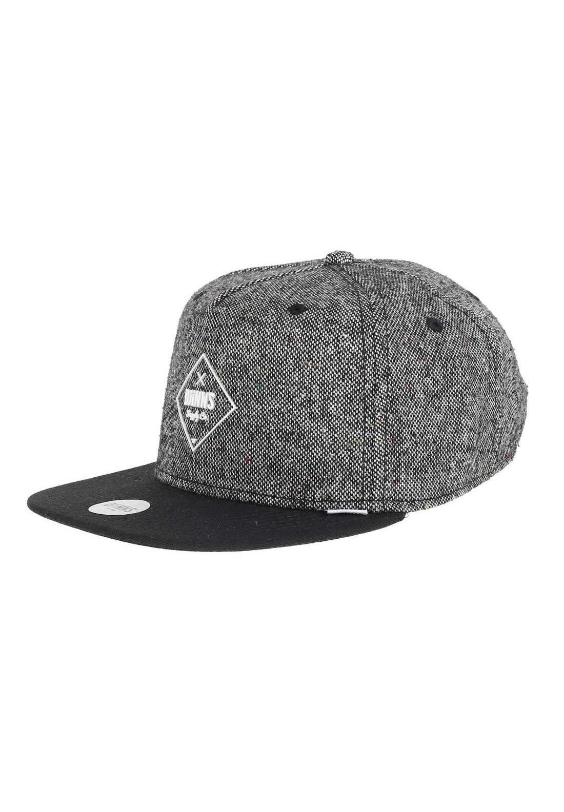 Djinns Snapback Cap 5P SB Rubber Tweed Black Snapback Cap Djinns (1-St)