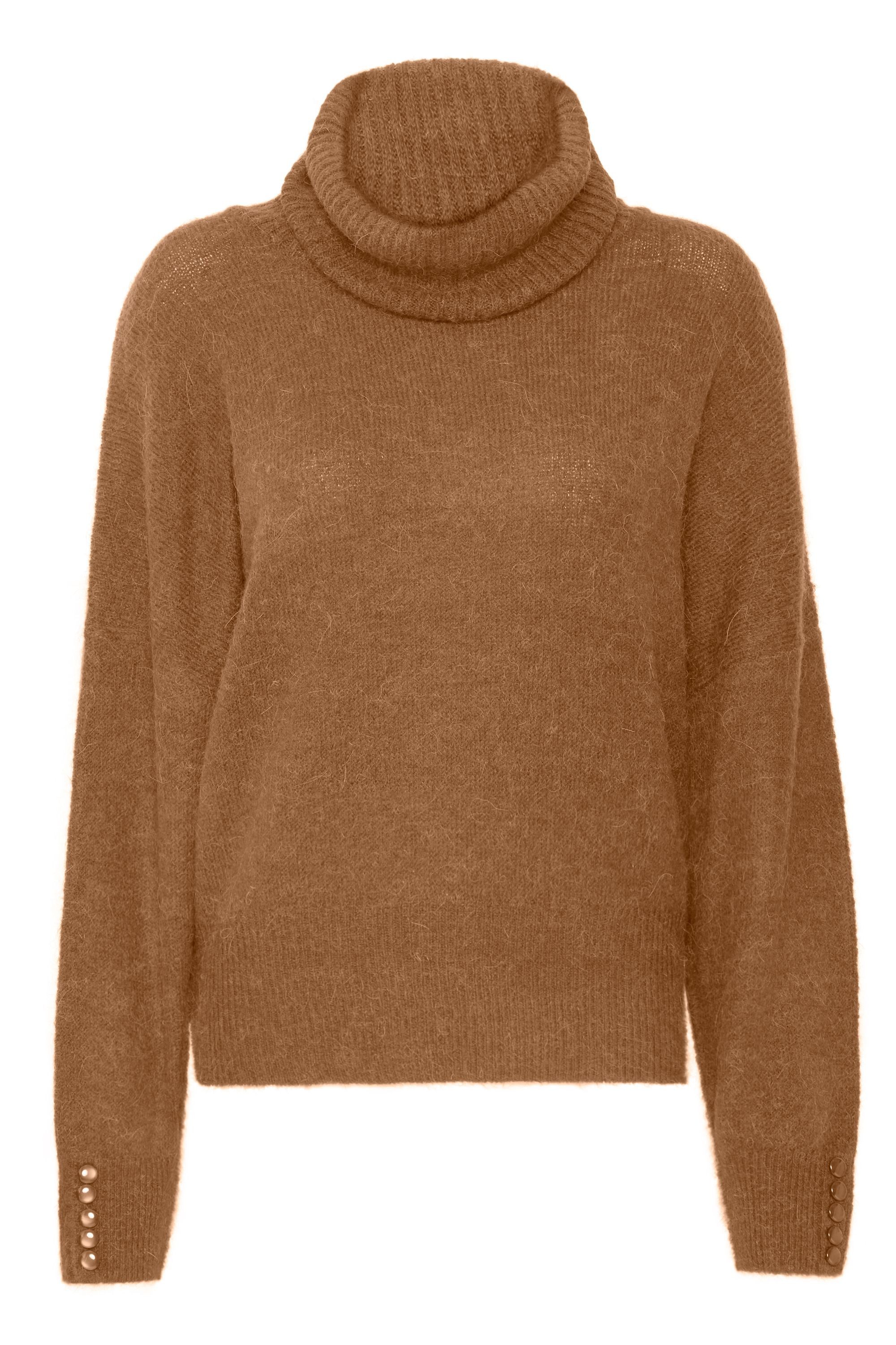 Ichi Strickpullover Rollkragenpullover günstig online kaufen