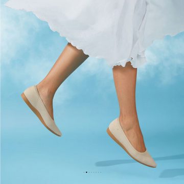 UE Stock Vivaia - Aria Walker Damen Leichte spitze Ballerinas Gr. 43 Beige Ballerina Komfort bei jedem Schritt