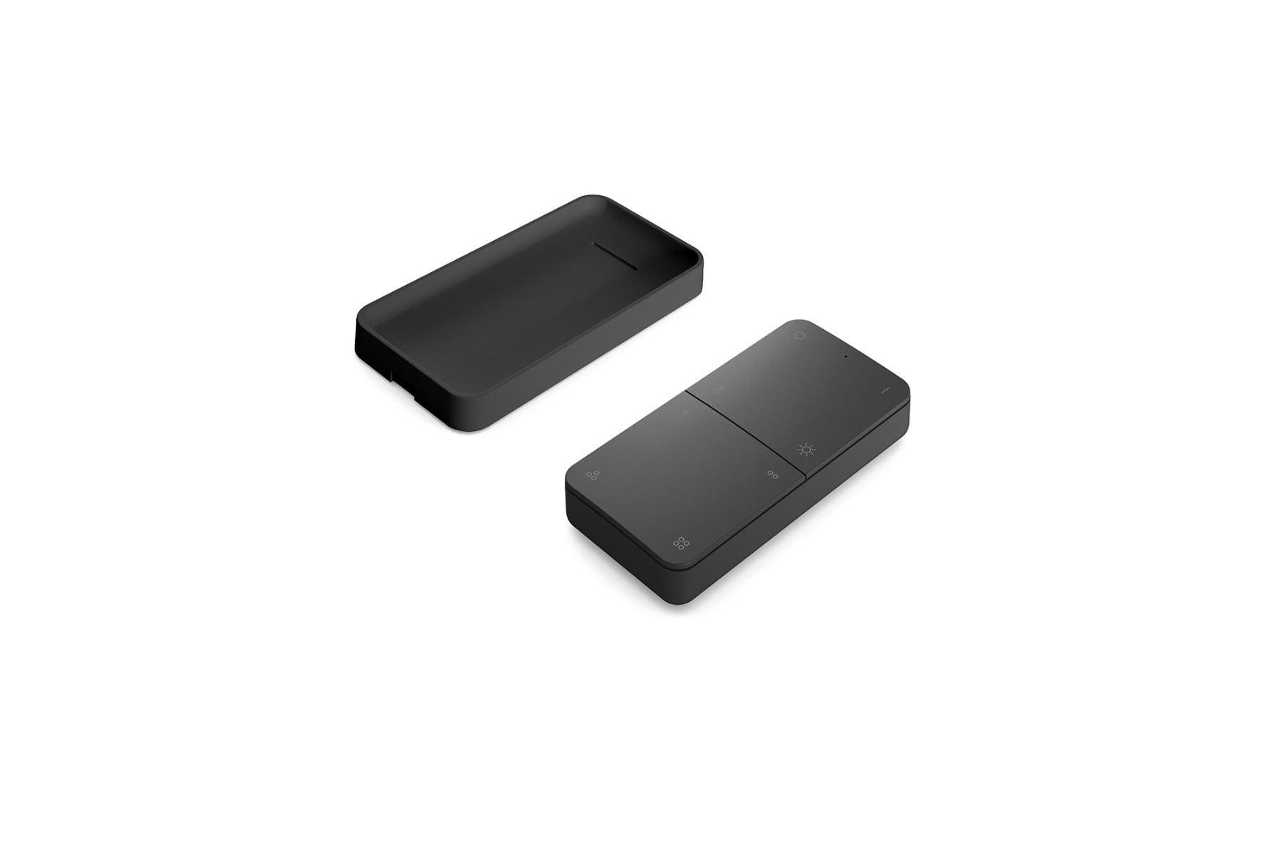 L&S Zigbee Fernbedienung 1–4 Kanal Schwarz für Smart Home & LED-Steuerung Fernbedienung