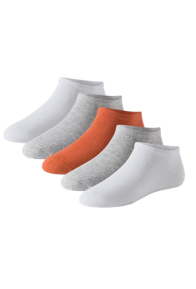 Schiesser Socken Tagessocke Sneaker Stay Fresh weiss/grau/rot Herren - 5 Pa günstig online kaufen