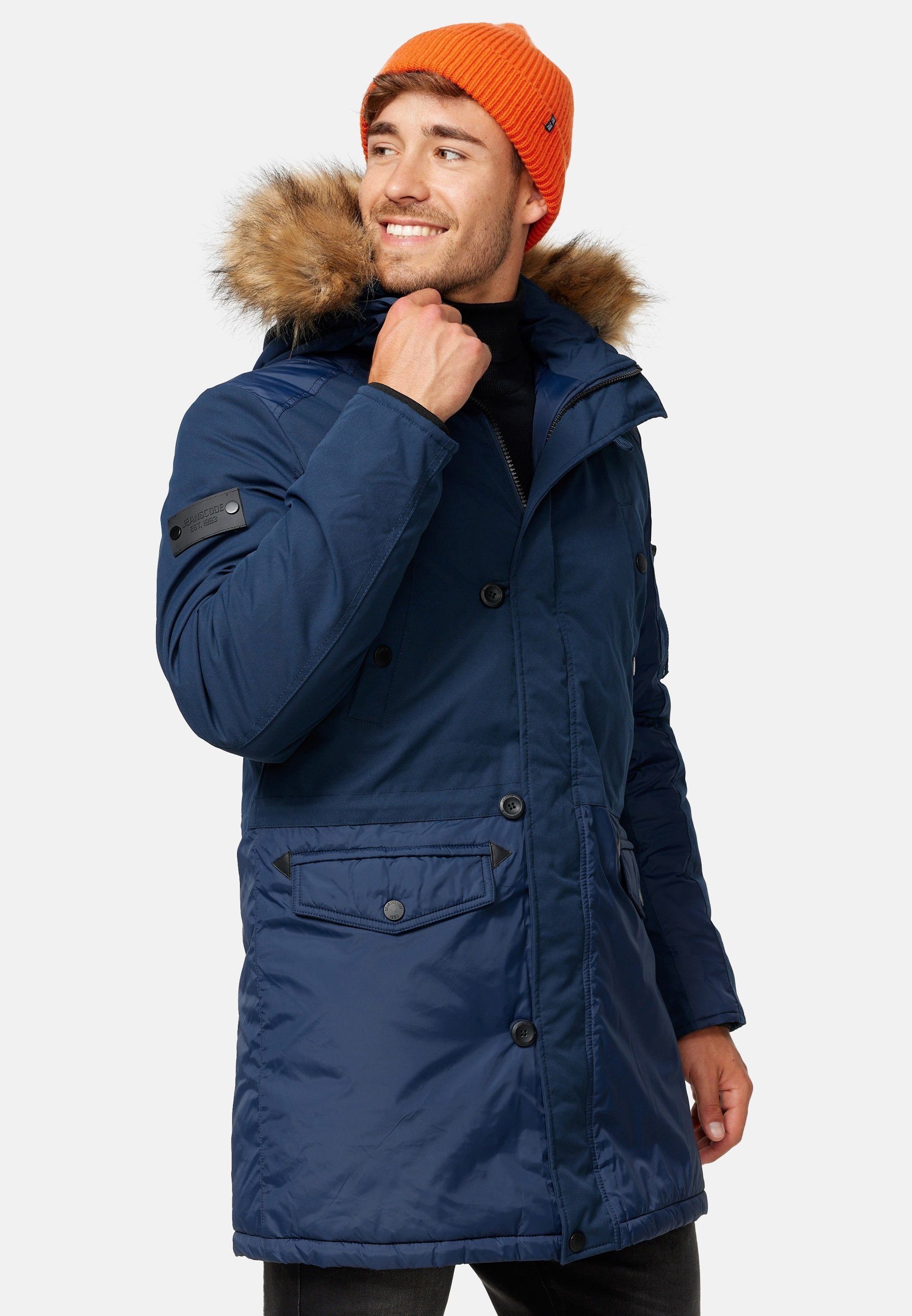 Indicode Parka Herren Jarl Herrenparka Herrenjacke
