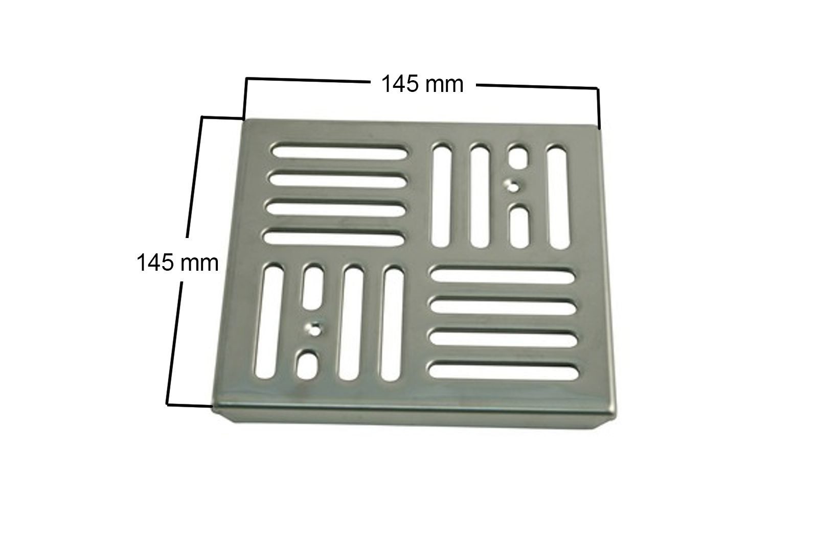 Marley Deutschland GmbH Haus- und Hofablauf Edelstahlrost 150x150mm für Marley Kellerabläufe, Art. 067834