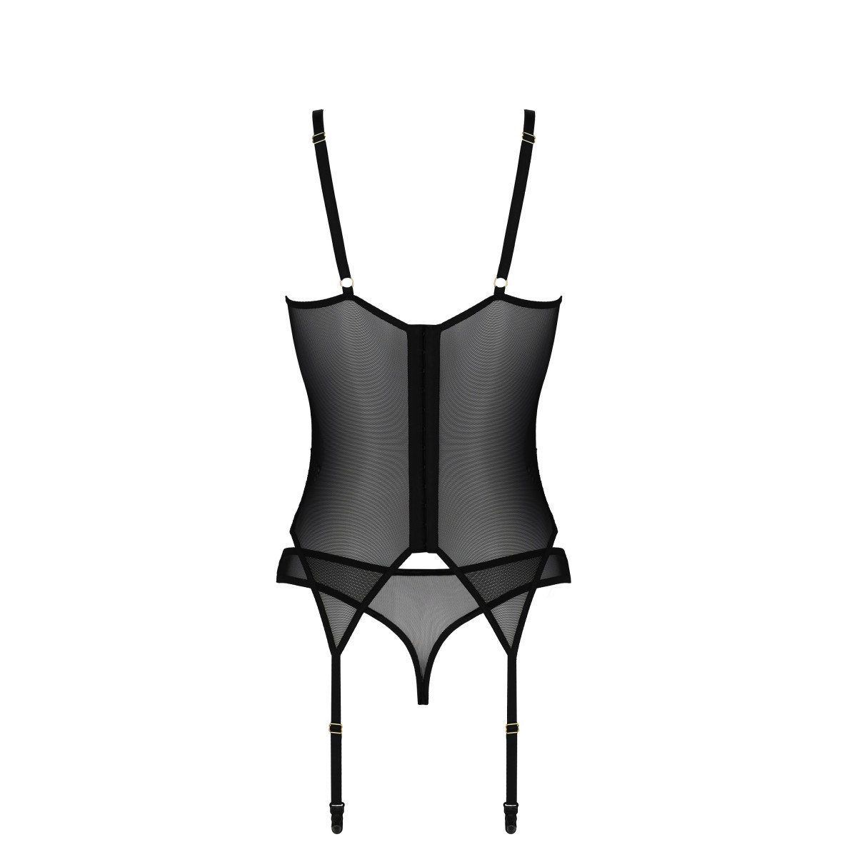 - & CA corset Corsage thong (L/XL,S/M) Casmir Denerys black