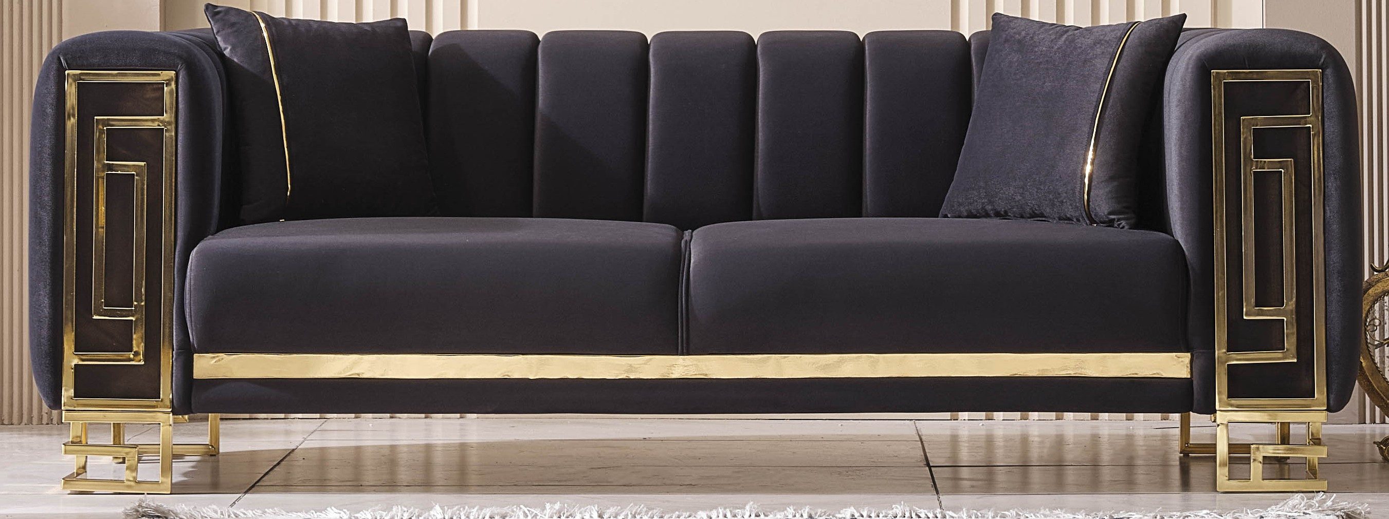 Villa Möbel Sofa Magnifica, Strukturierte Rückenpartien günstig online kaufen