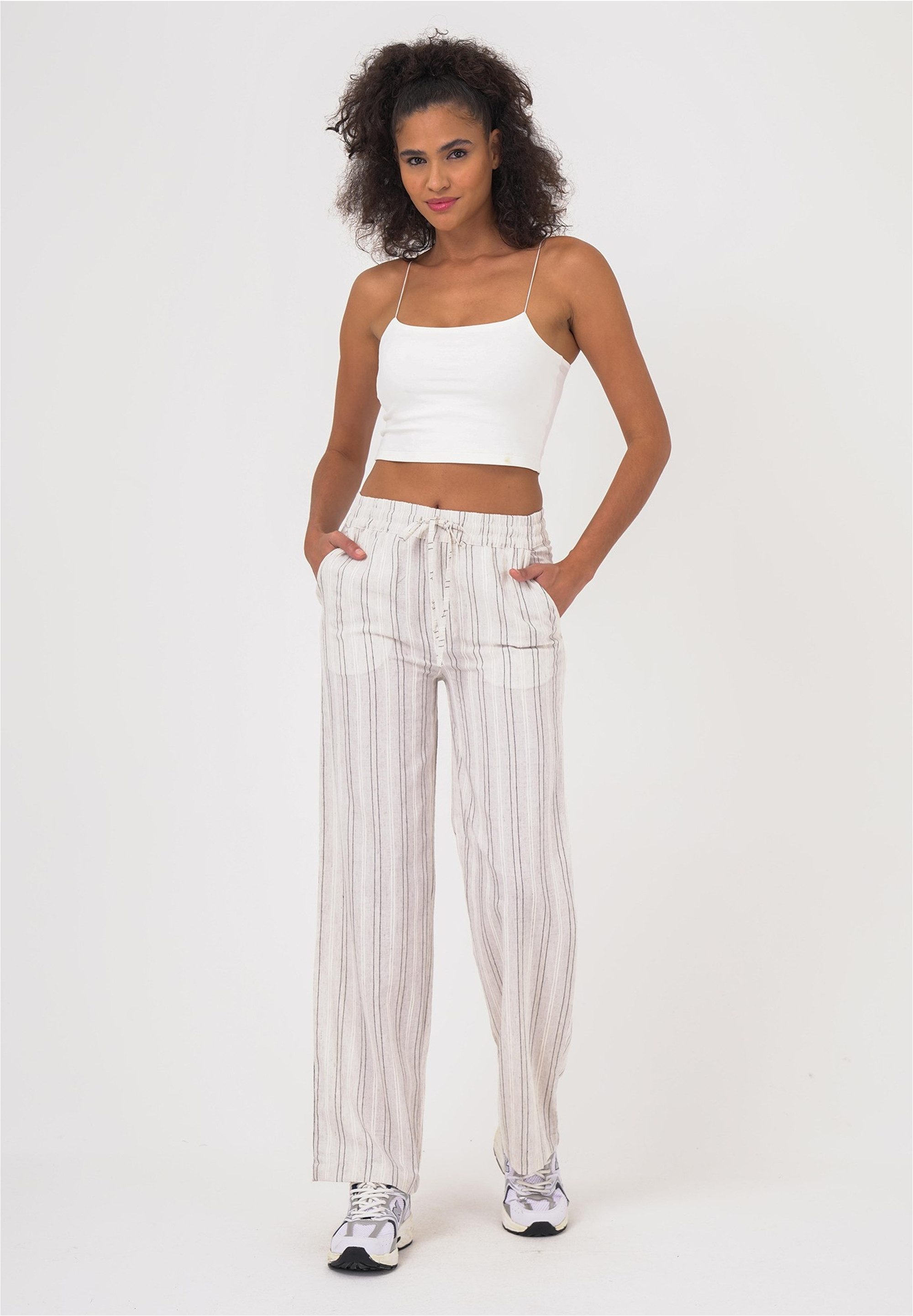 freshlions Stoffhose "Giselle" in tollem Streifen-Design günstig online kaufen