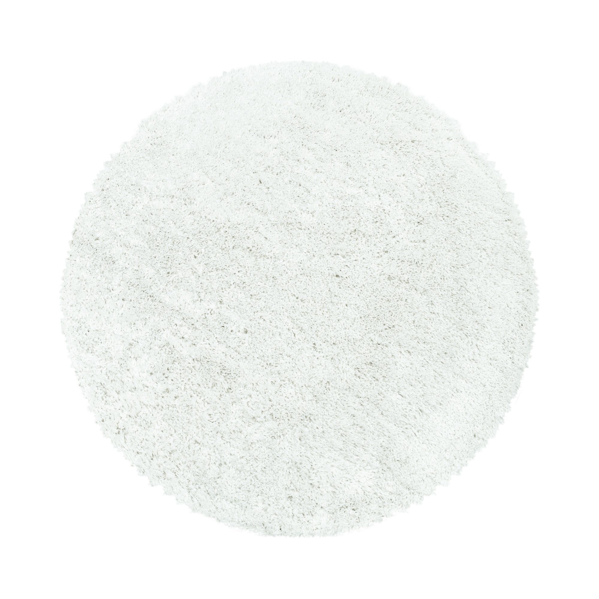 Carpettex Hochflor-Teppich Unicolor - Einfarbig, Rund, günstig online kaufen