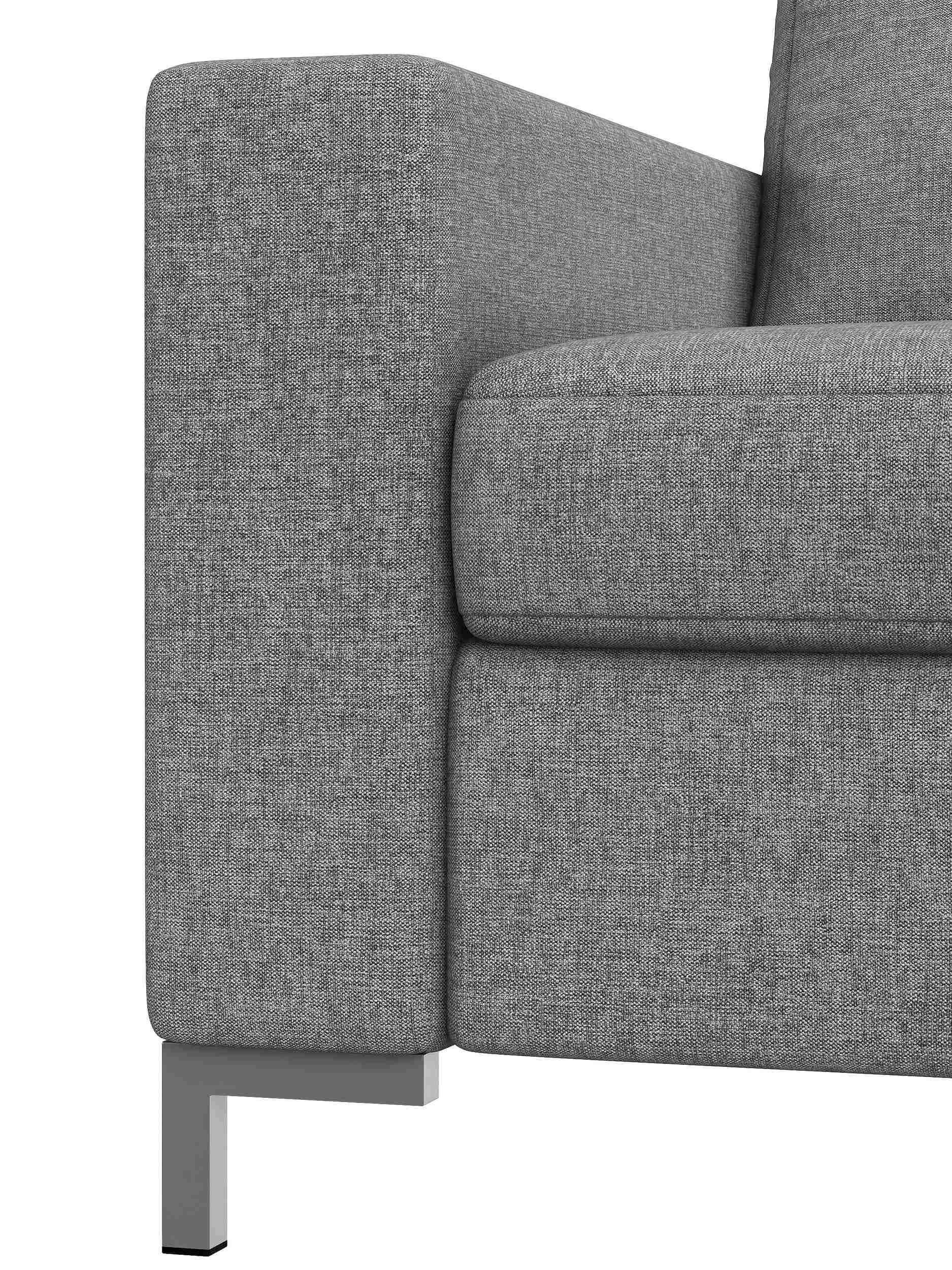 Europa Modern Rückenlehne, Sitzkomfort, Erling, Armlehnen Stylefy und 3-Sitzer frei mit 2-Sitzer, made Design, im Sofa, stellbar, Raum in