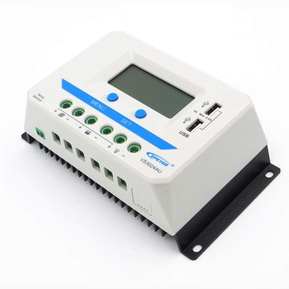 enjoy solar Solarladeregler EPEVER® PWM ViewStar AU Serie 10A-60A, 12V/24VDC, ViewStar AU Serie 10-60A für Systemspannungen von 12V bis 24Volt – Bild 2 von 5
