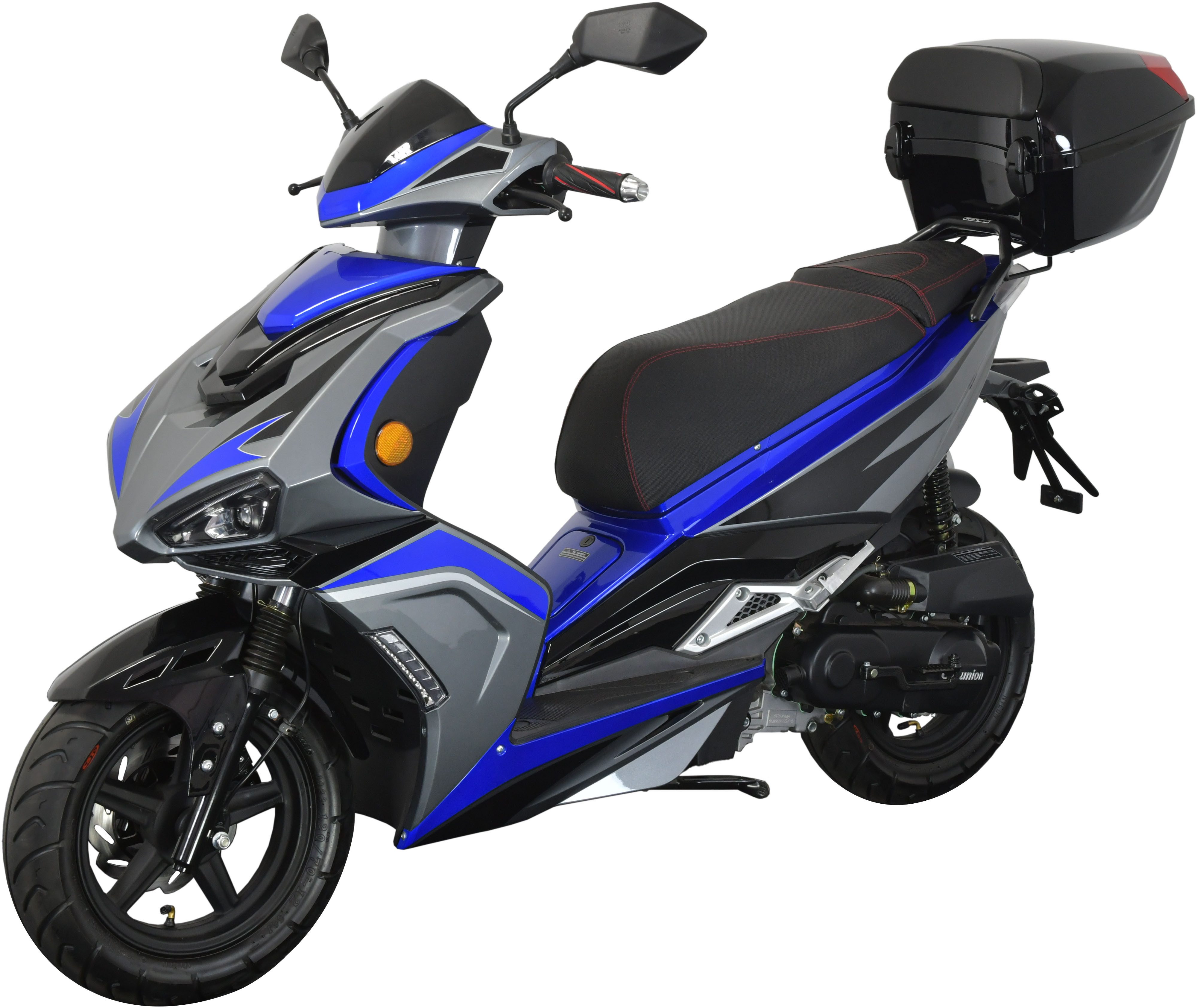 Thumbnail - GT UNION Motorroller Striker 25, 49,5 ccm, 25 km/h, Euro 5, (Set, mit Topcase), Luftgekühlter Motor