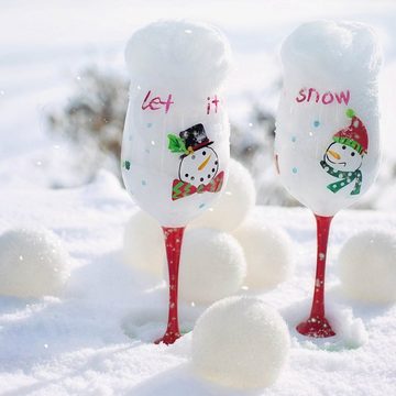 Bestlivings Dekokugel Snow, Künstliche Schneebälle (ca. 140 Stück) Schneball weiß - Ø4-5cm - zum Basteln, Winterdekoration, weiße Kunstschneebälle im Set, Kindergeburtstag