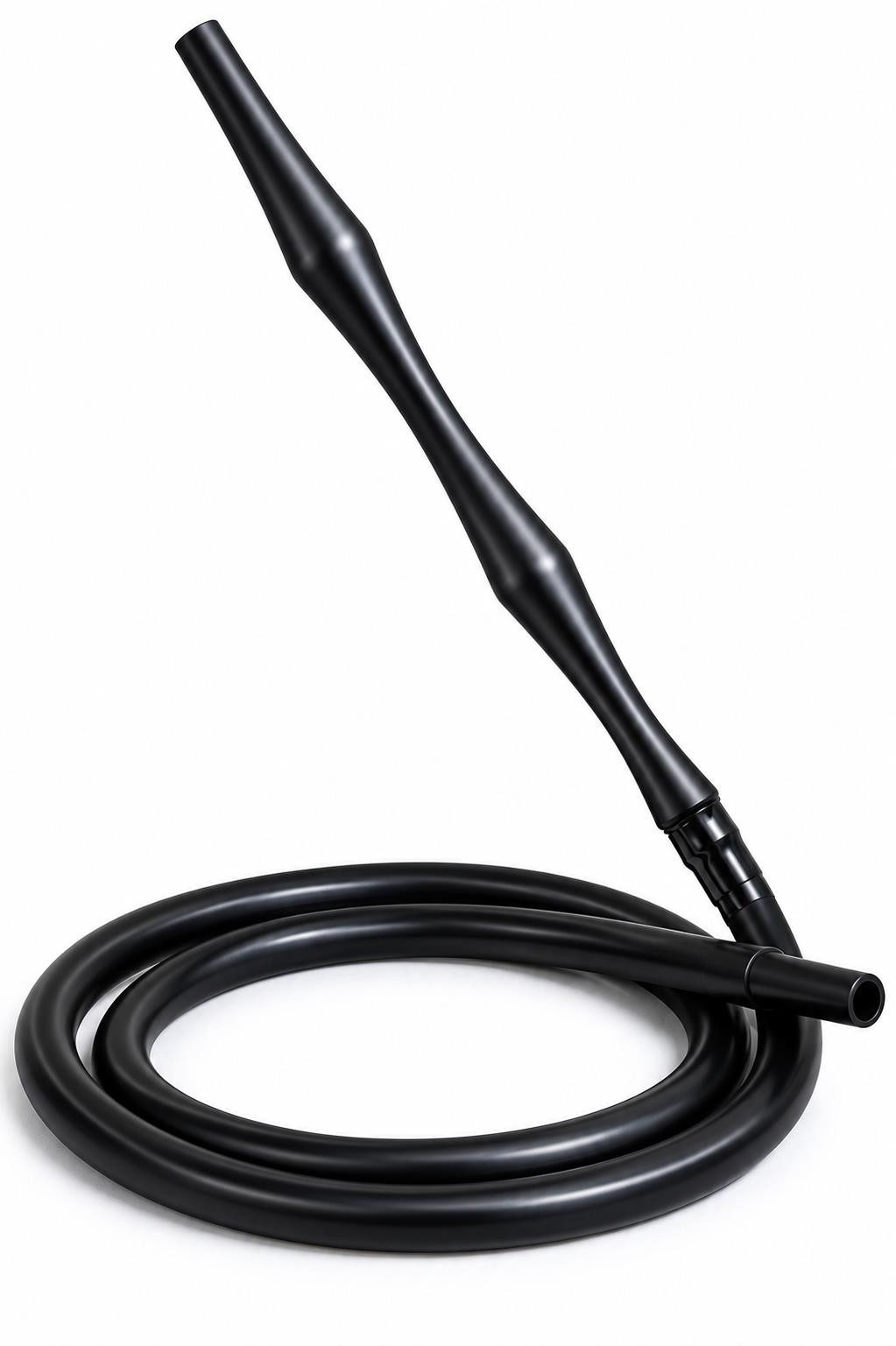 BAYLI flexibler Schlauch Bayli 1,45 m Soft Touch Shisha Silikonschlauch mit Mundstück + Adapter, Zubehör für Shisha, Wasserpfeife