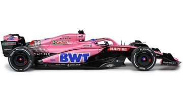 Solido Modellauto Solido Modellauto 1:18 Alpine Formel 1 A522 Alonso pink Bahrein GP 202, Maßstab 1:18