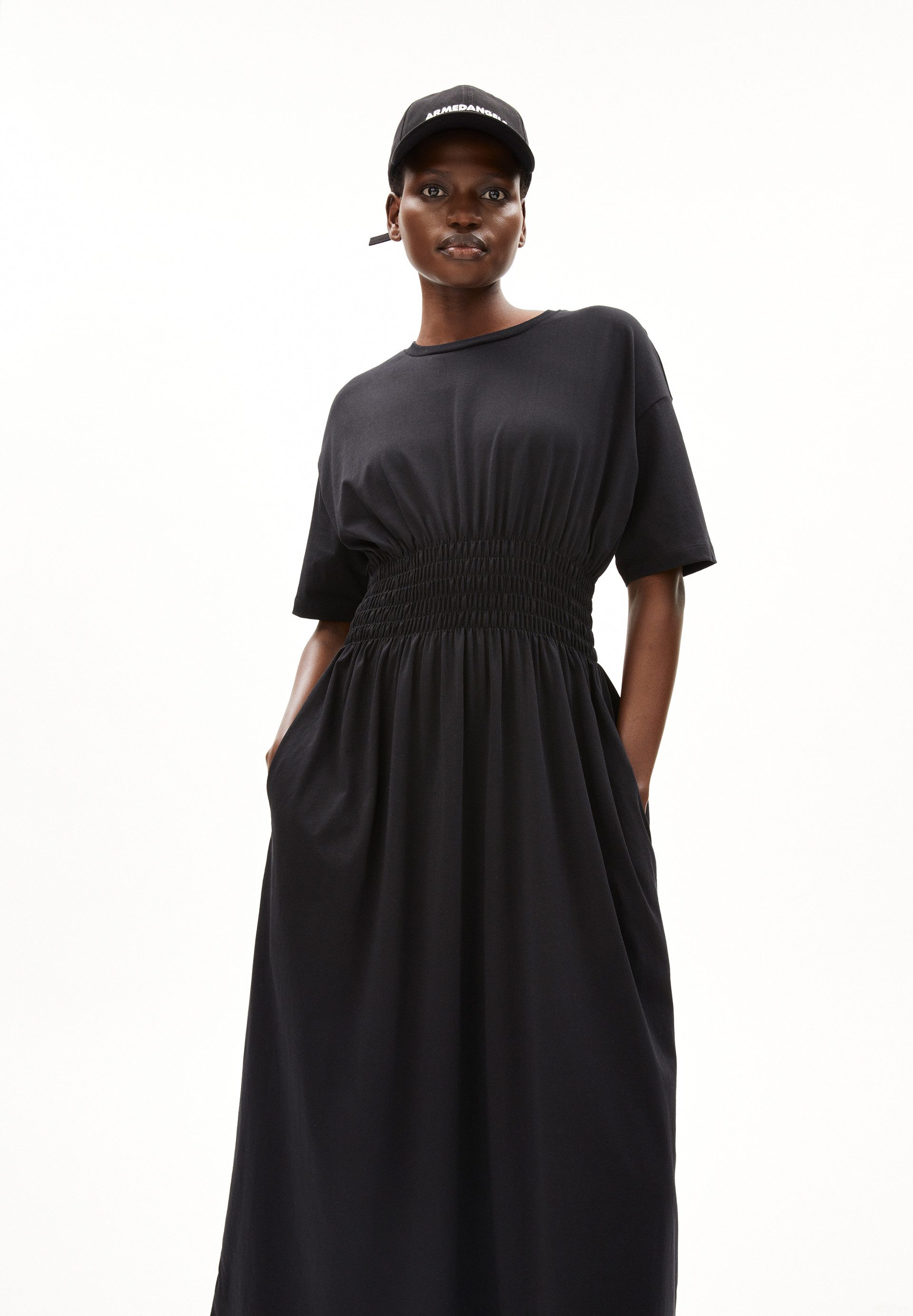 Armedangels Midikleid KIWANAA Jerseykleid aus Bio-Baumwolle günstig online kaufen