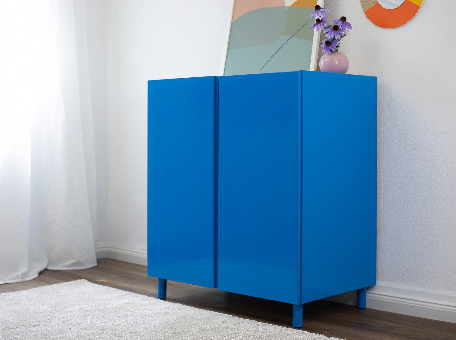 d-c-fix Möbelfolie Uni Lack airblue