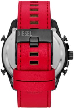 Diesel Quarzuhr MEGA CHIEF, DZ4647, Armbanduhr, Herrenuhr, digitale Anzeige