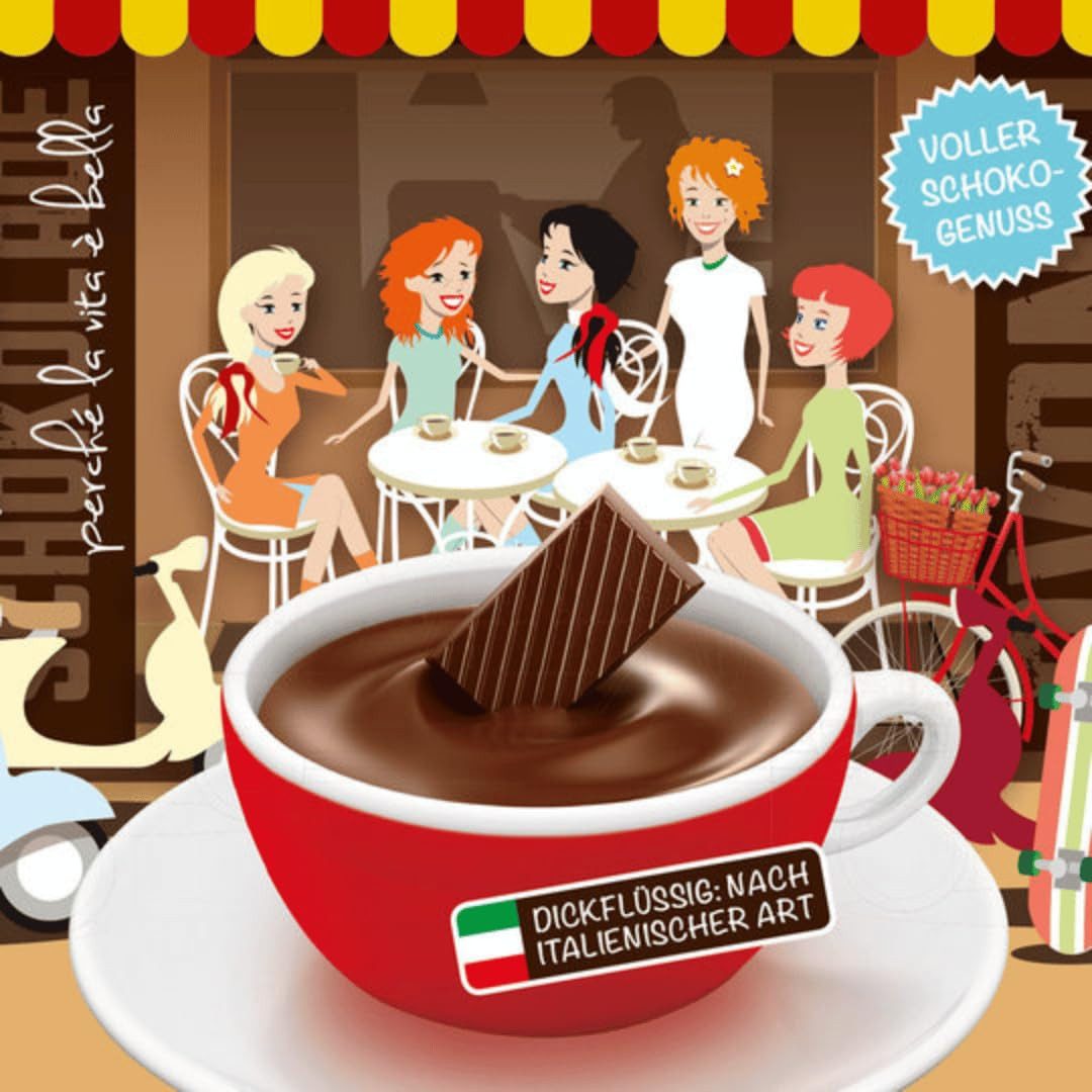 LK Trend & Style Kakao AVANTI Trinkschokolade 400g Dose, (In nur 3 Schritten in den Genusshimmel, Vollmilch oder Dunkel), Schokoladengetränk mit Vollmilchpulver, Zucker und Salz