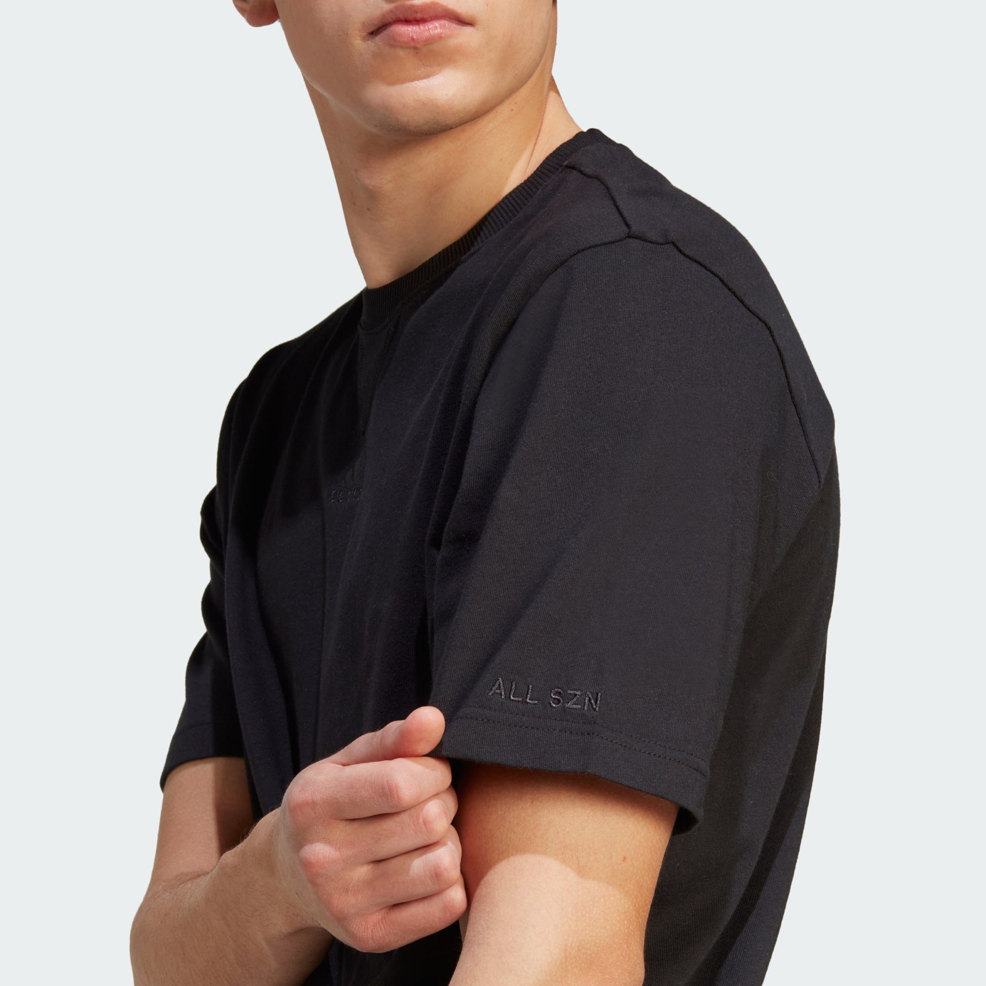 T-SHIRT ALL GARMENT-WASH Sportswear adidas SZN T-Shirt Black