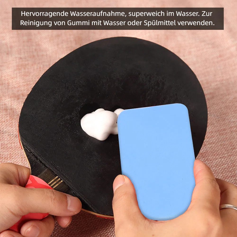 GARRYFIZH Tischtennisschläger Tischtennis Gummi Reiniger Tischtennisschläger Reinigung Schwamm, Langlebig, mit außergewöhnlicher Saugfähigkeit