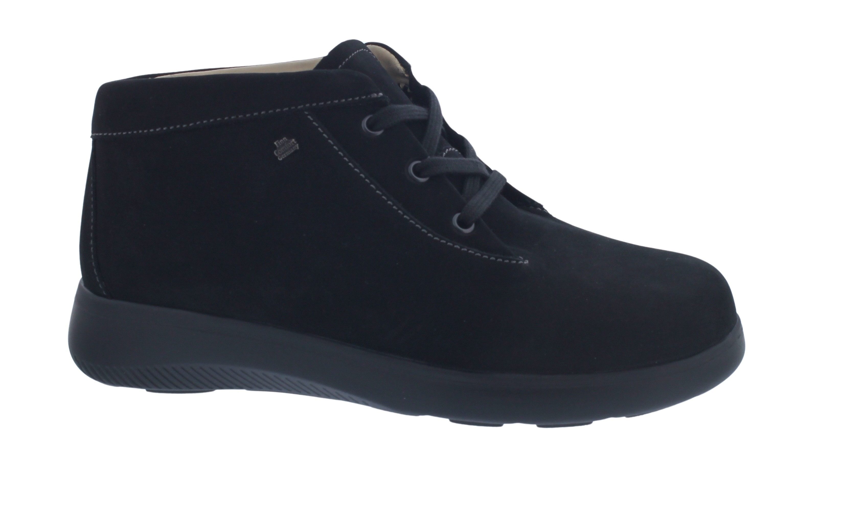 Finn Comfort Finn Comfort Spa, Kurzstiefel, Nubukleder, Schwarz, Fashion-Li günstig online kaufen
