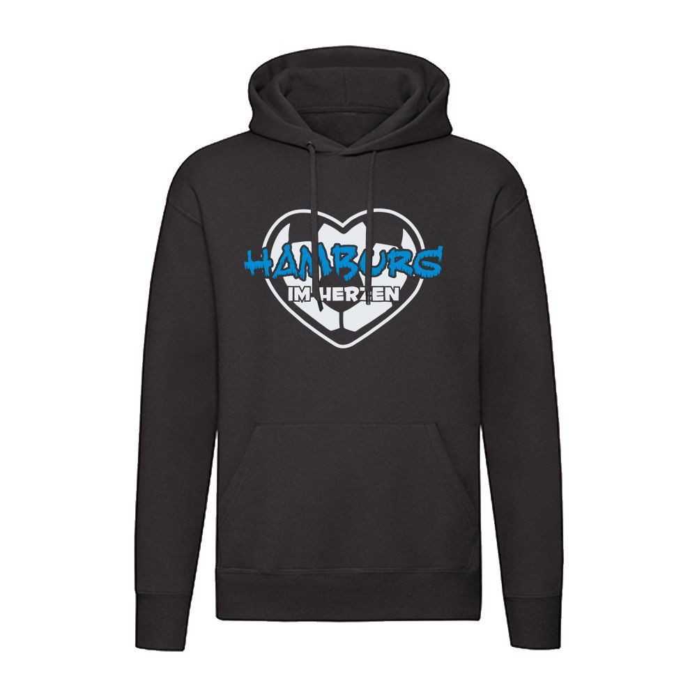 G-graphics Hoodie Hamburg im Herzen Unisex Pullover mit einem Motiv für den echten Fan
