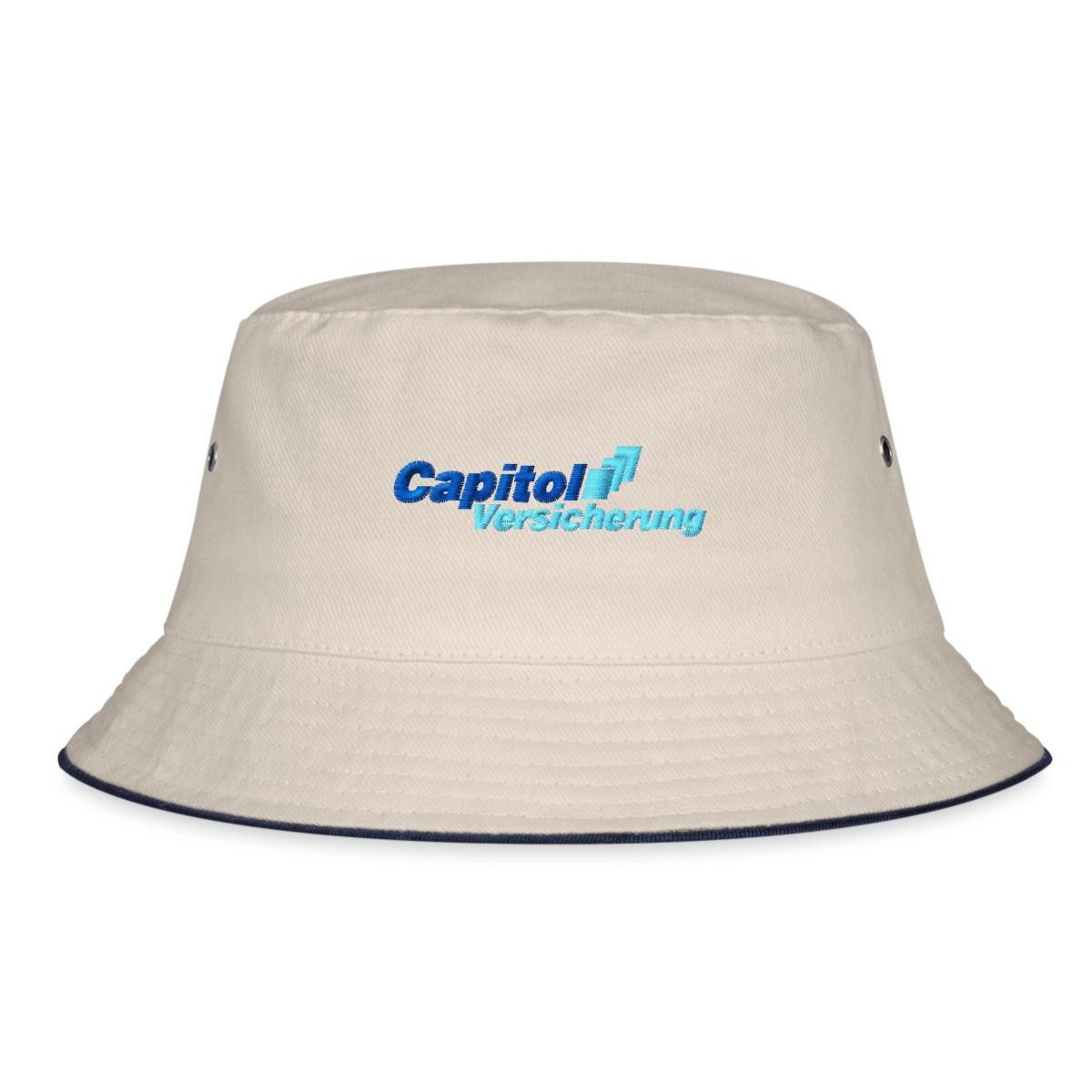 Sonnenhut Stromberg Gesticktes Logo Der Capitol Versicherung Fischerhut