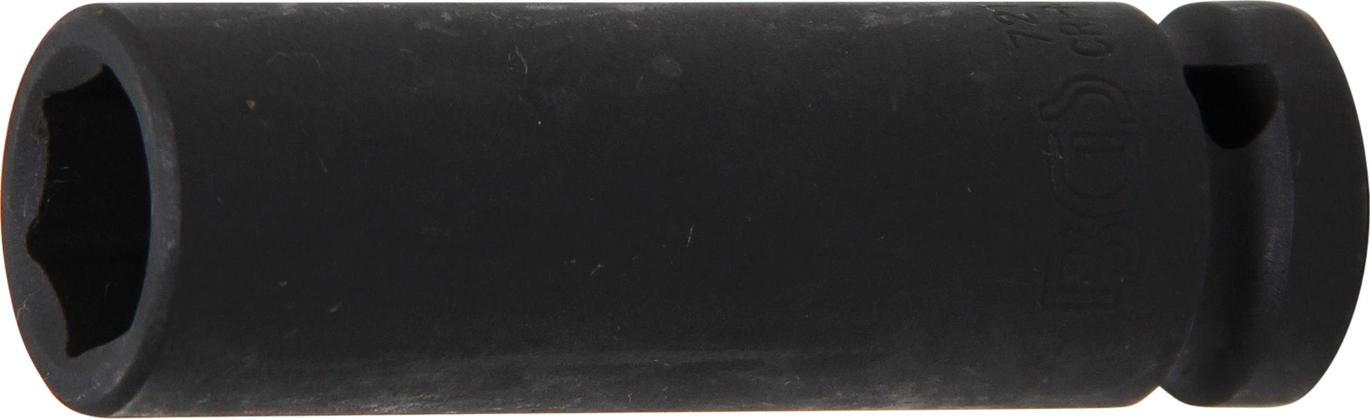 Sechskant, Innenvierkant mm 15 mm Steckschlüssel BGS (1/2), 12,5 SW technic Antrieb Kraft-Steckschlüssel-Einsatz tief,
