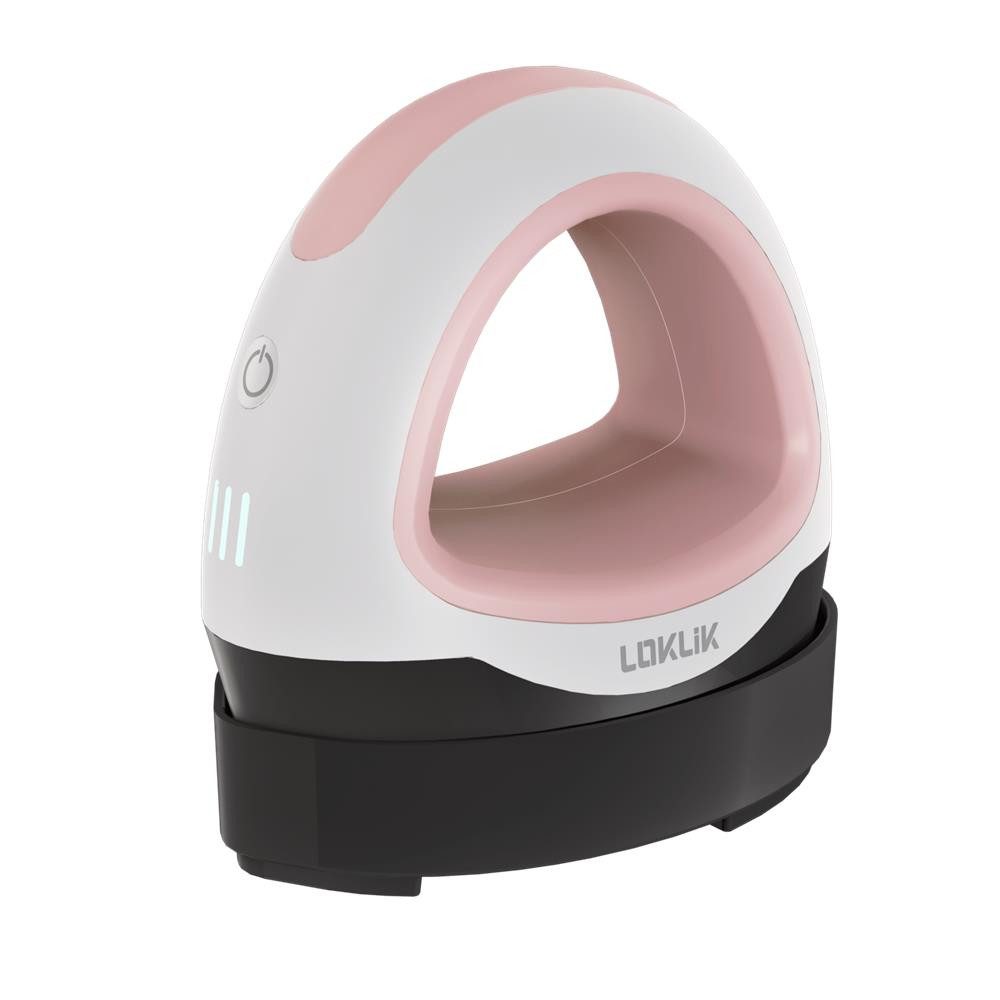 LOKLIK Reisebügeleisen Mini Heat Press pink, Kompakte Heizpresse, Transferpresse zum Aufbügeln, Textildruck