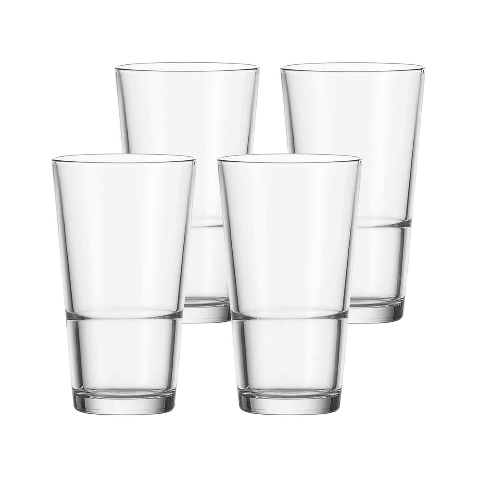 LEONARDO Glas Event Trinkgläser 550 ml 4er Set, 4-tlg., Glas