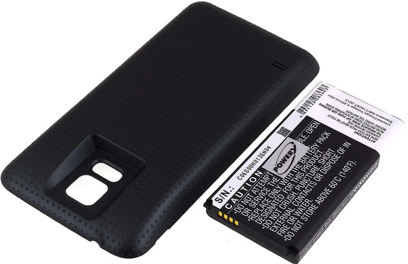 Powery Akku für Samsung SM-G900F Schwarz 5600mAh Smartphone-Akku 5600 mAh (3.85 V)
