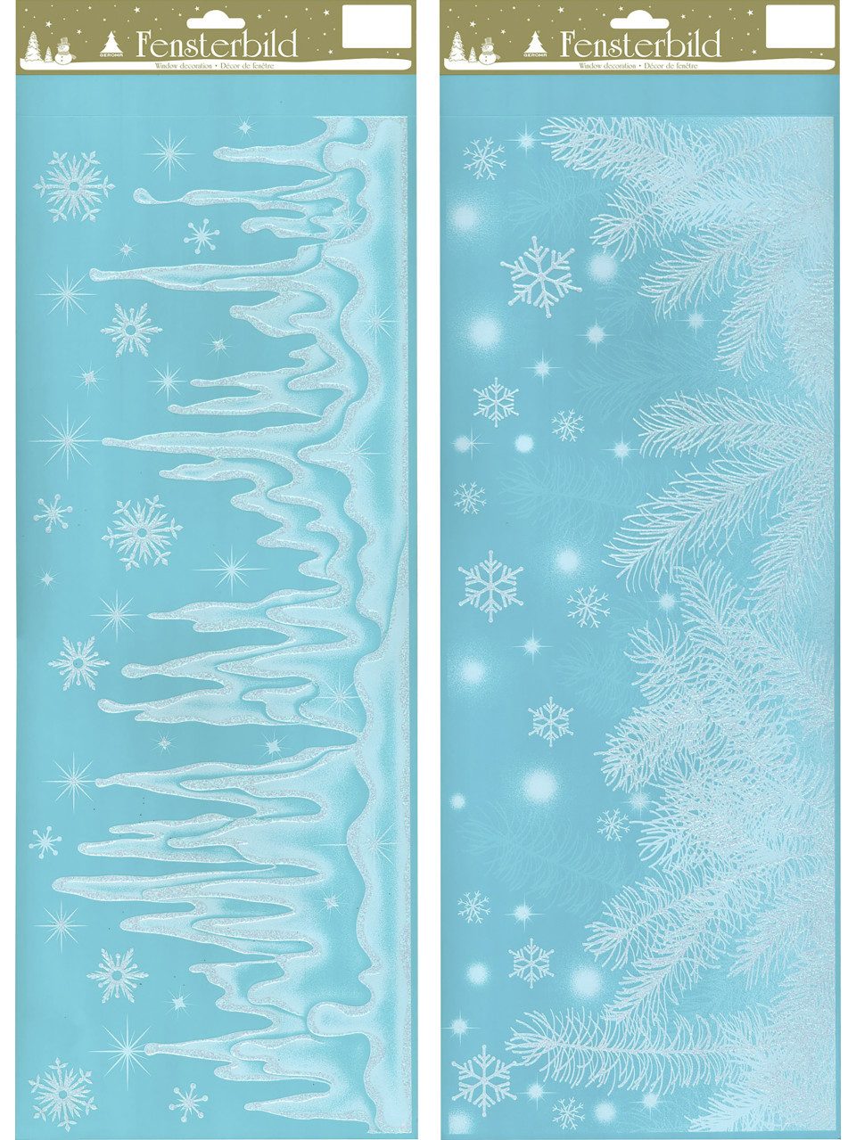 Rodermund Fensterbild Fensterbild mit Zweigen & Eiszapfen Kunststoff 60 günstig online kaufen