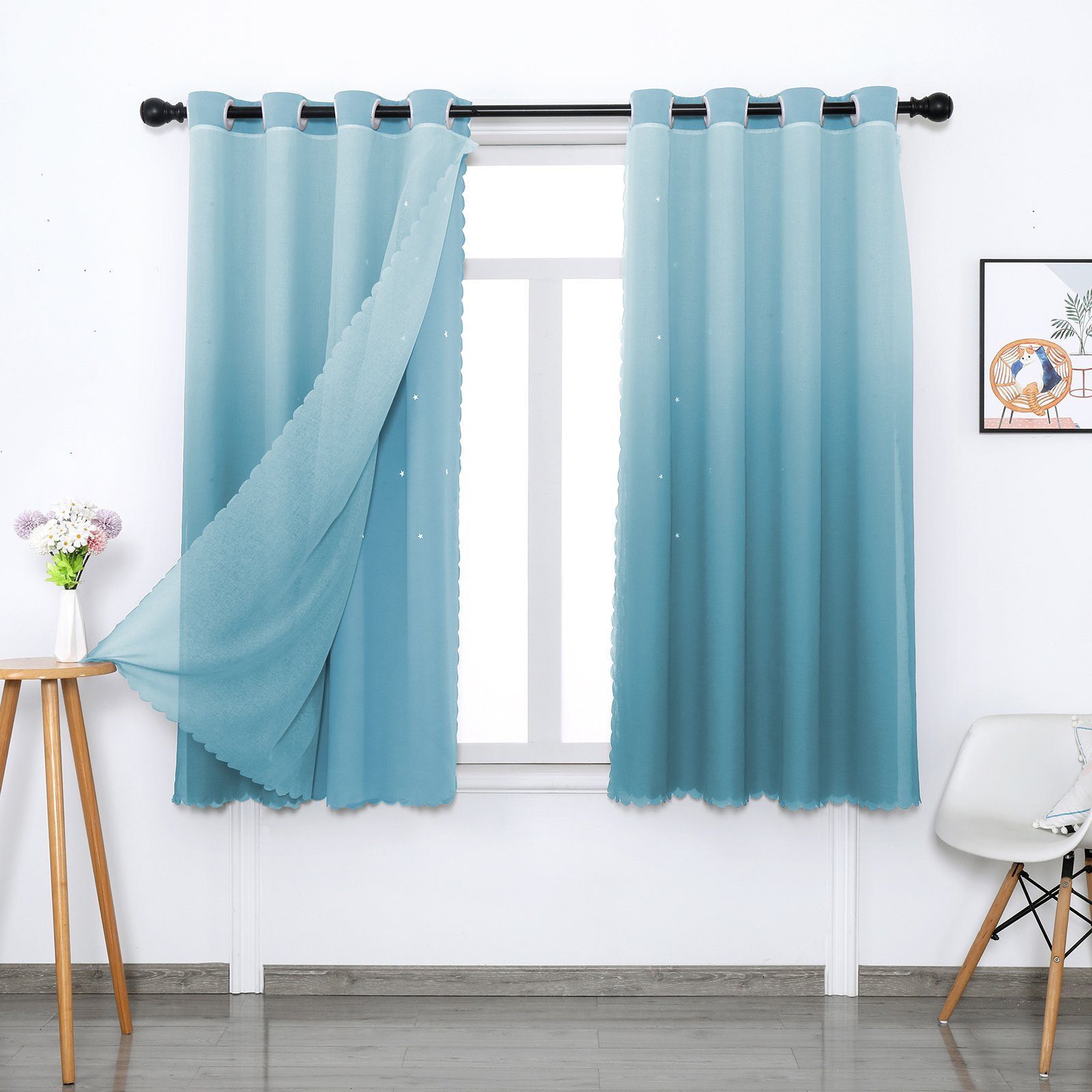 BYSURE Gardine, Ösen (1 St), verdunkelnd, günstig online kaufen