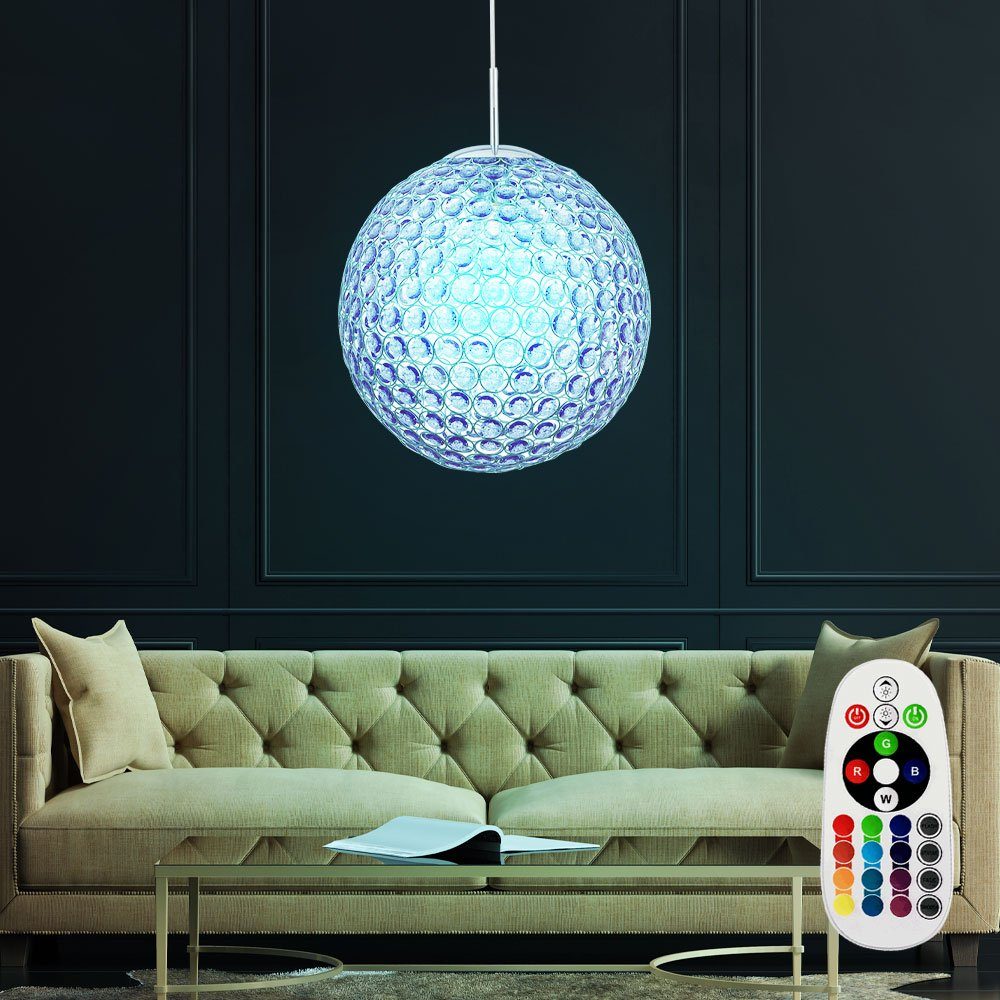 LED Tisch Leuchte Kristall Behang Wohn Zimmer Lese Lampe Textil Steh Beleuchtung 