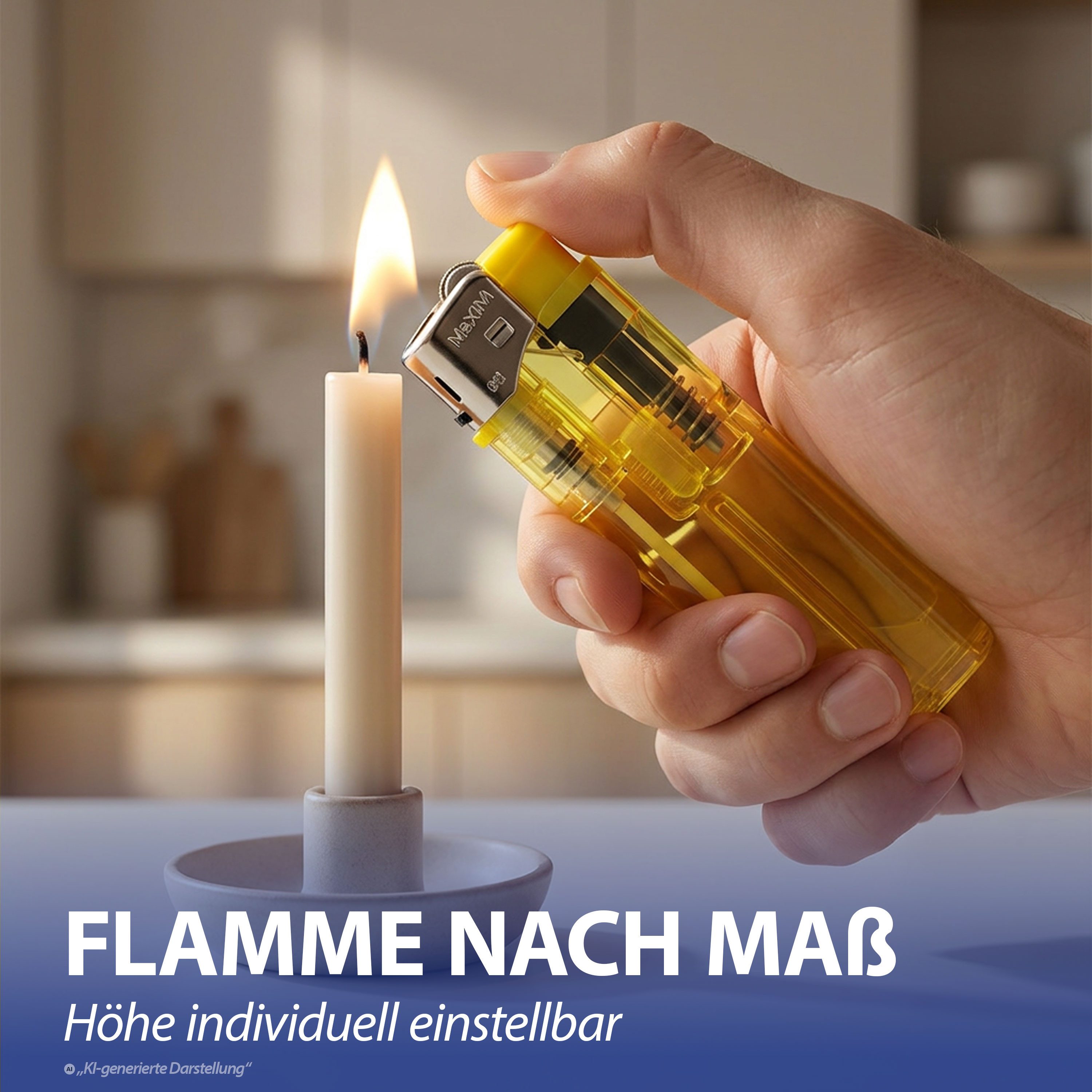 CEPEWA Feuerzeug Elektronik Feuerzeug 50 Stück 5 Farben transparent ABS nachfüllbar – Bild 5 von 5